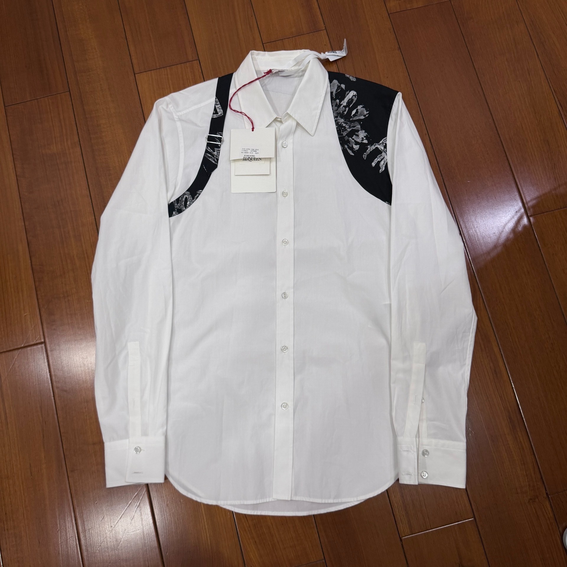 Alexander McQueen SS24 Floral Button Shirt