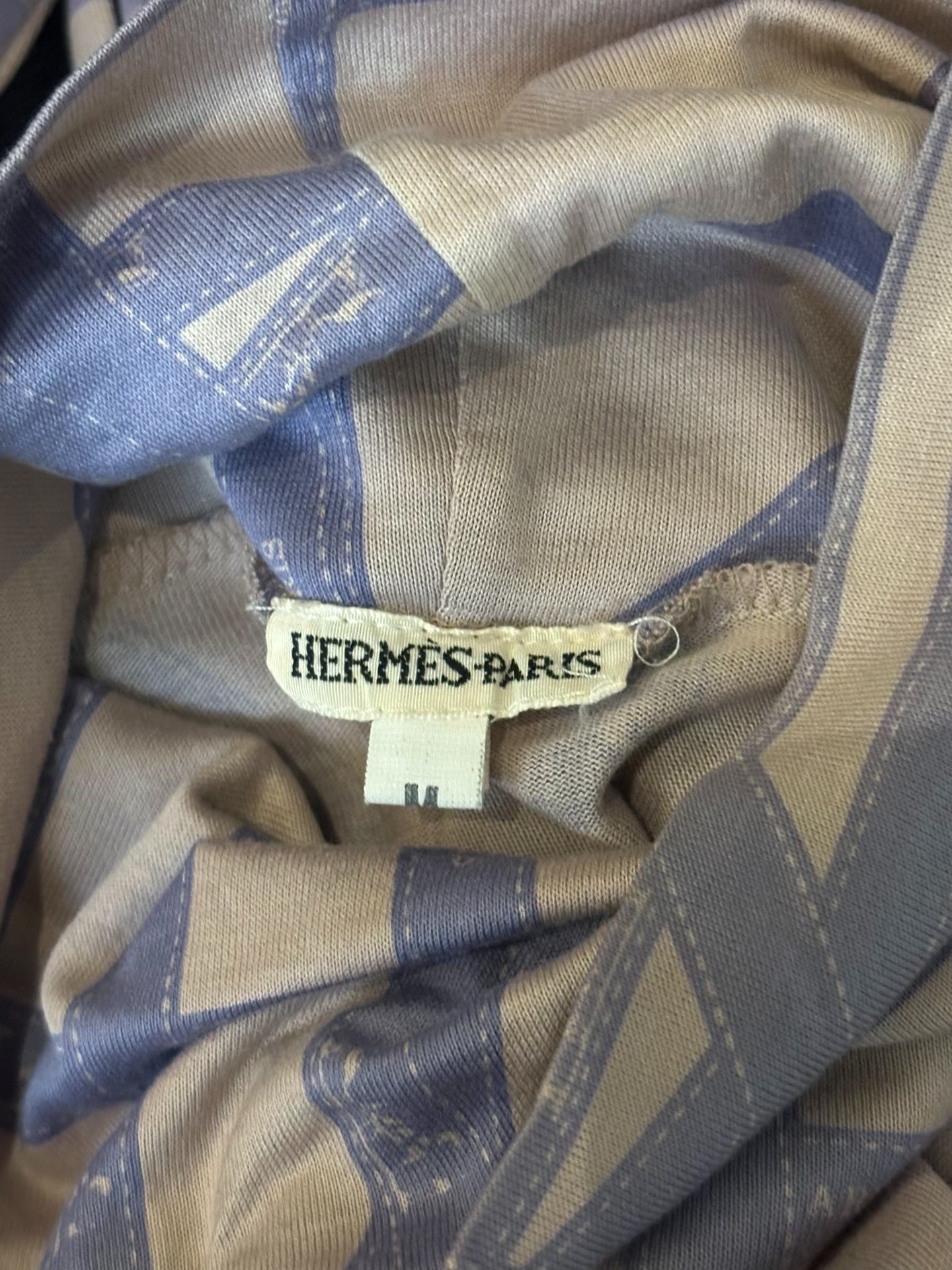 Margiela Era Hermes High-Neck T-Shirt — back