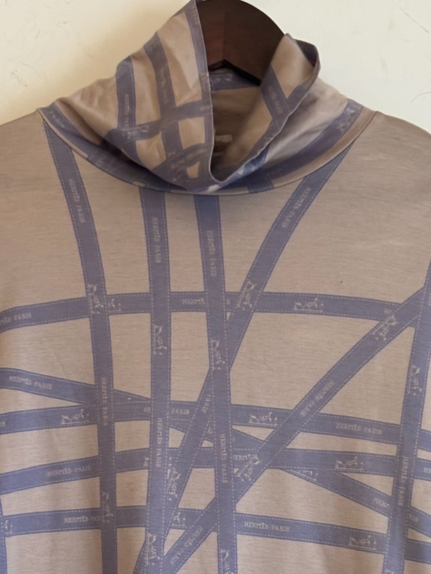 Margiela Era Hermes High-Neck T-Shirt — front