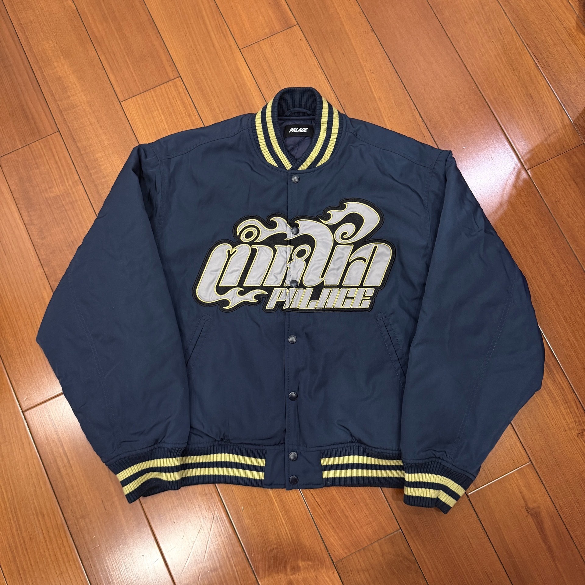 Palace FW25 Muay Navy Varsity Jacket