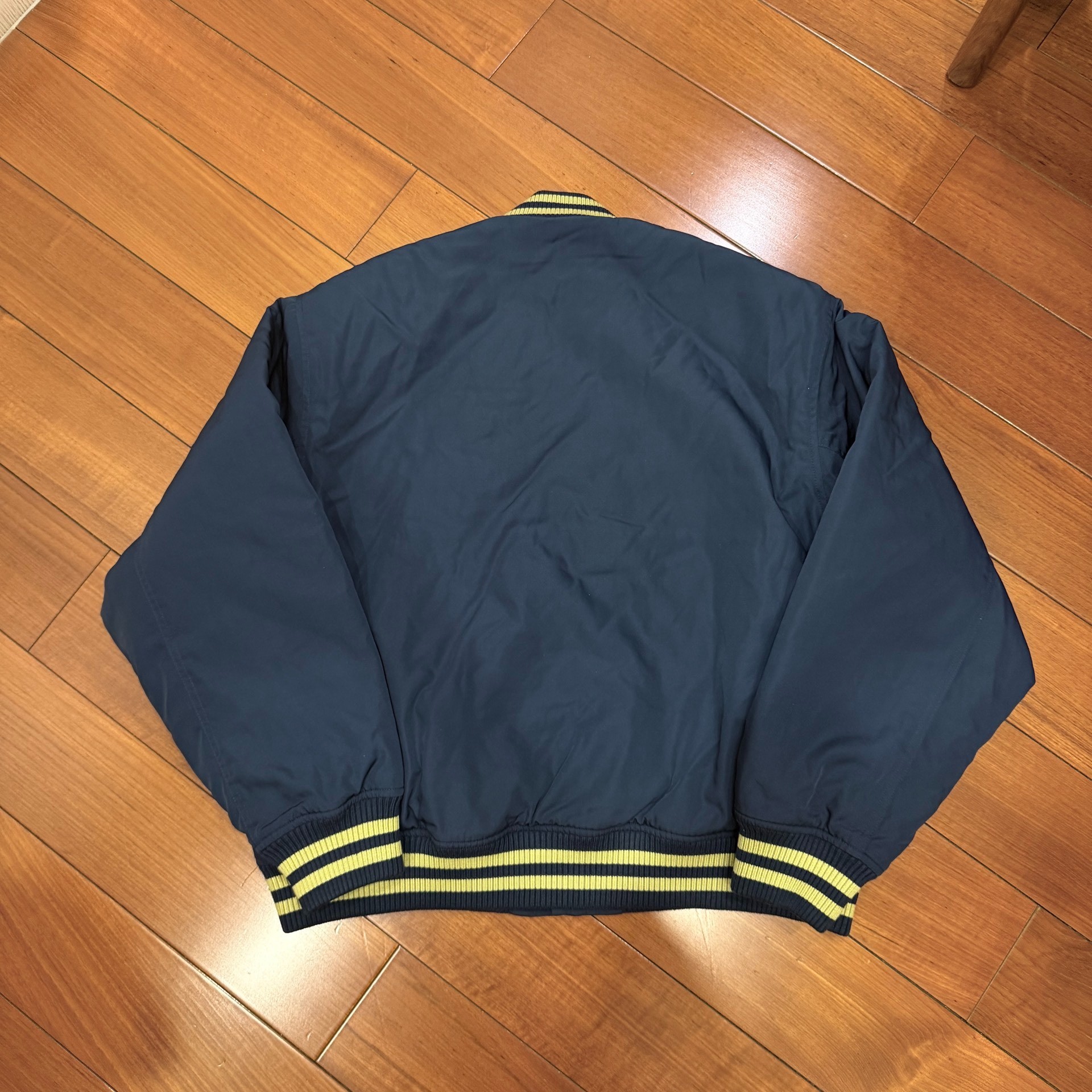 Palace FW25 Muay Navy Varsity Jacket — front