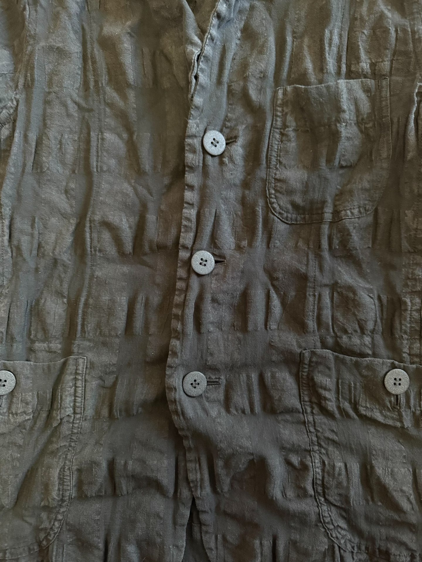 Issey Miyake Men Pleated Jacket — detail