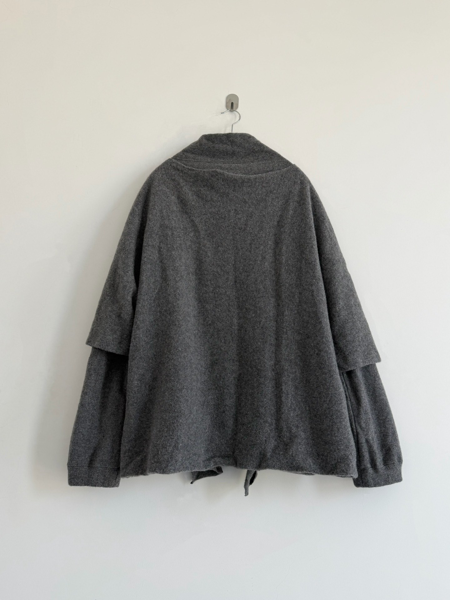 Y's Double-Knit Wool Top — detail