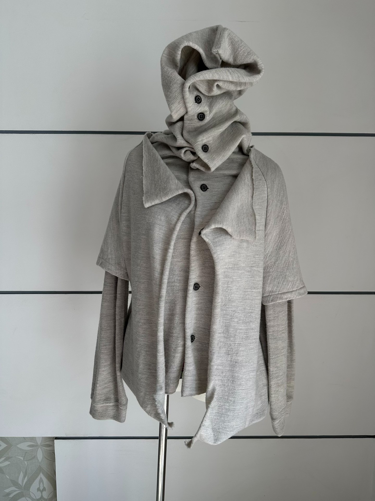 Y's Yohji Yamamoto 2-way Long Cardigan — back