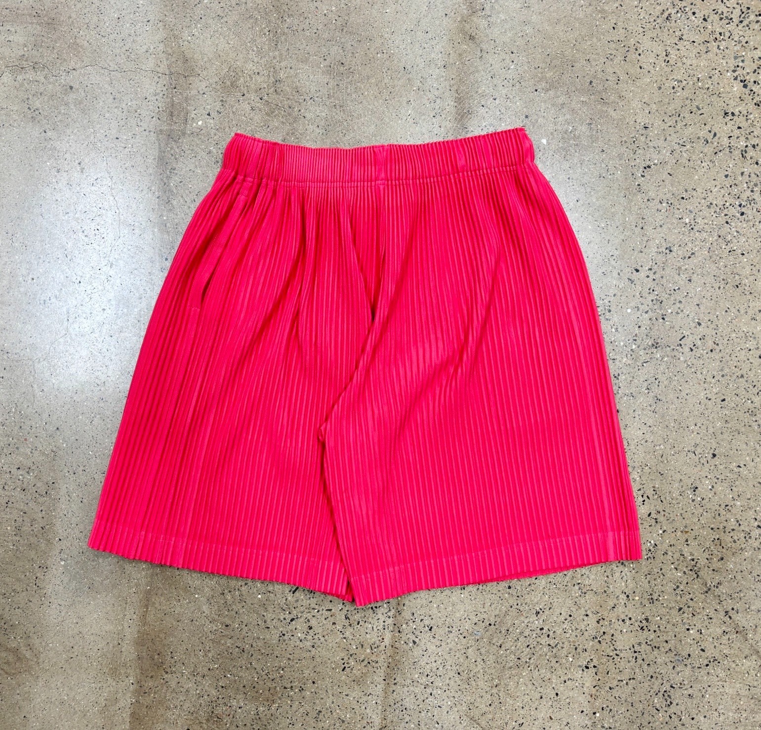 Issey Miyake Pleated Shorts — front