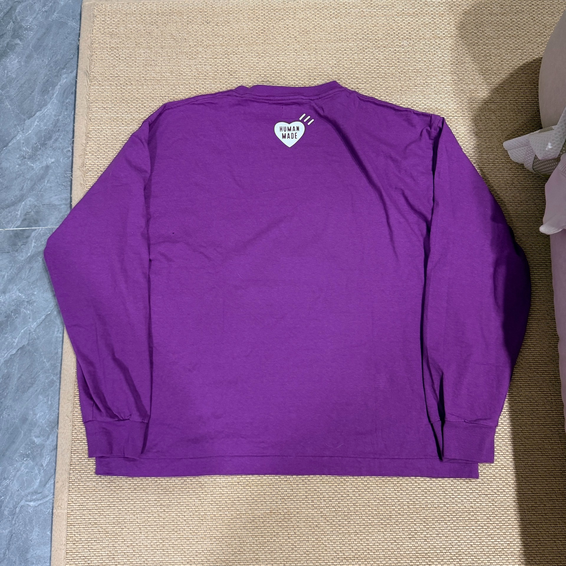 Human Made Purple Duck Graphic Sweatshirt — front