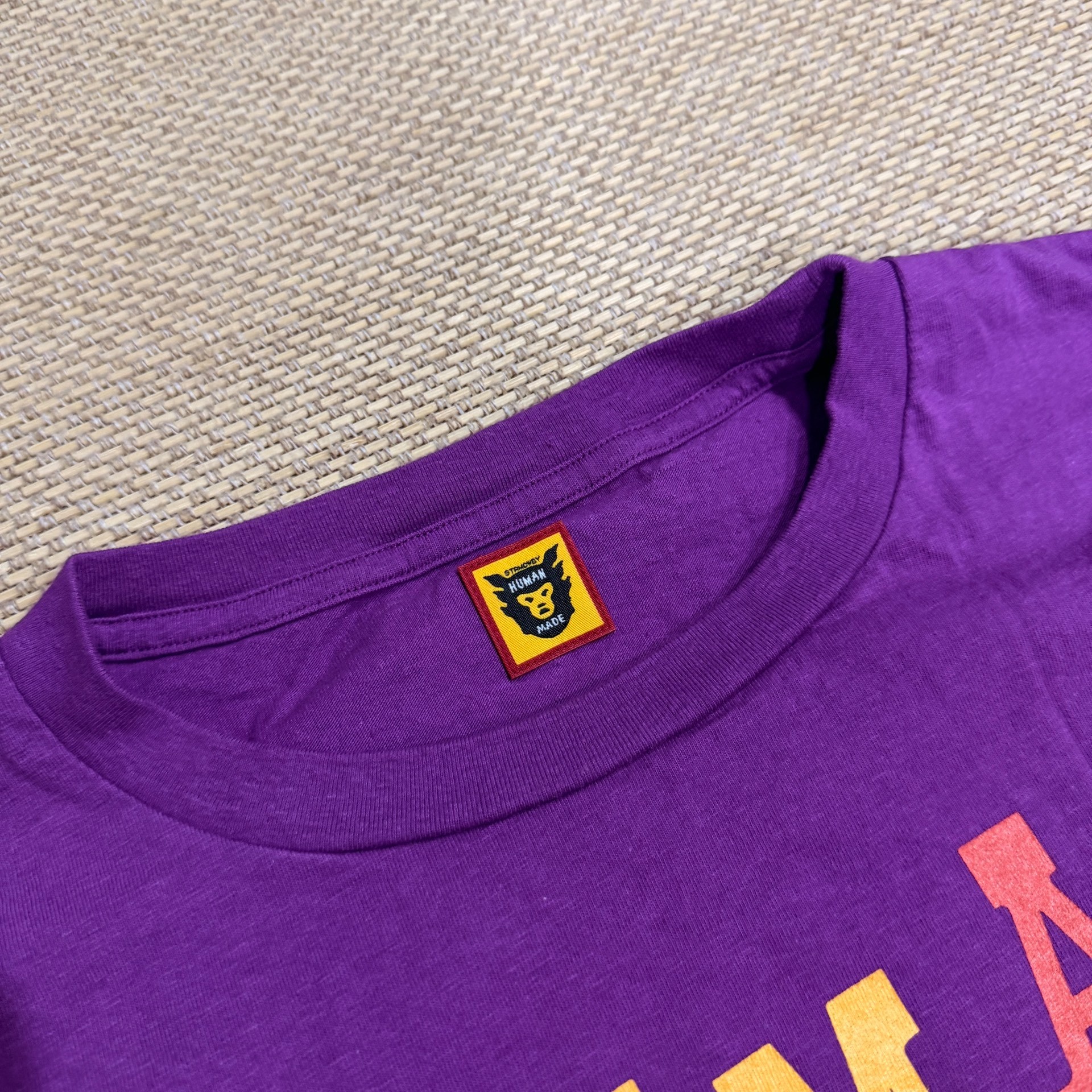Human Made Purple Duck Graphic Sweatshirt — detail