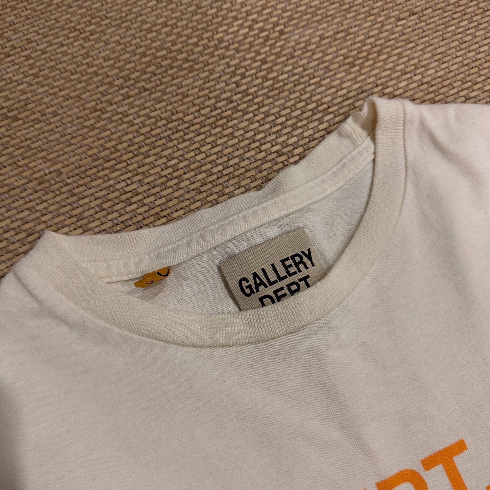 Gallery Dept Cream Long Sleeve Shirt — detail