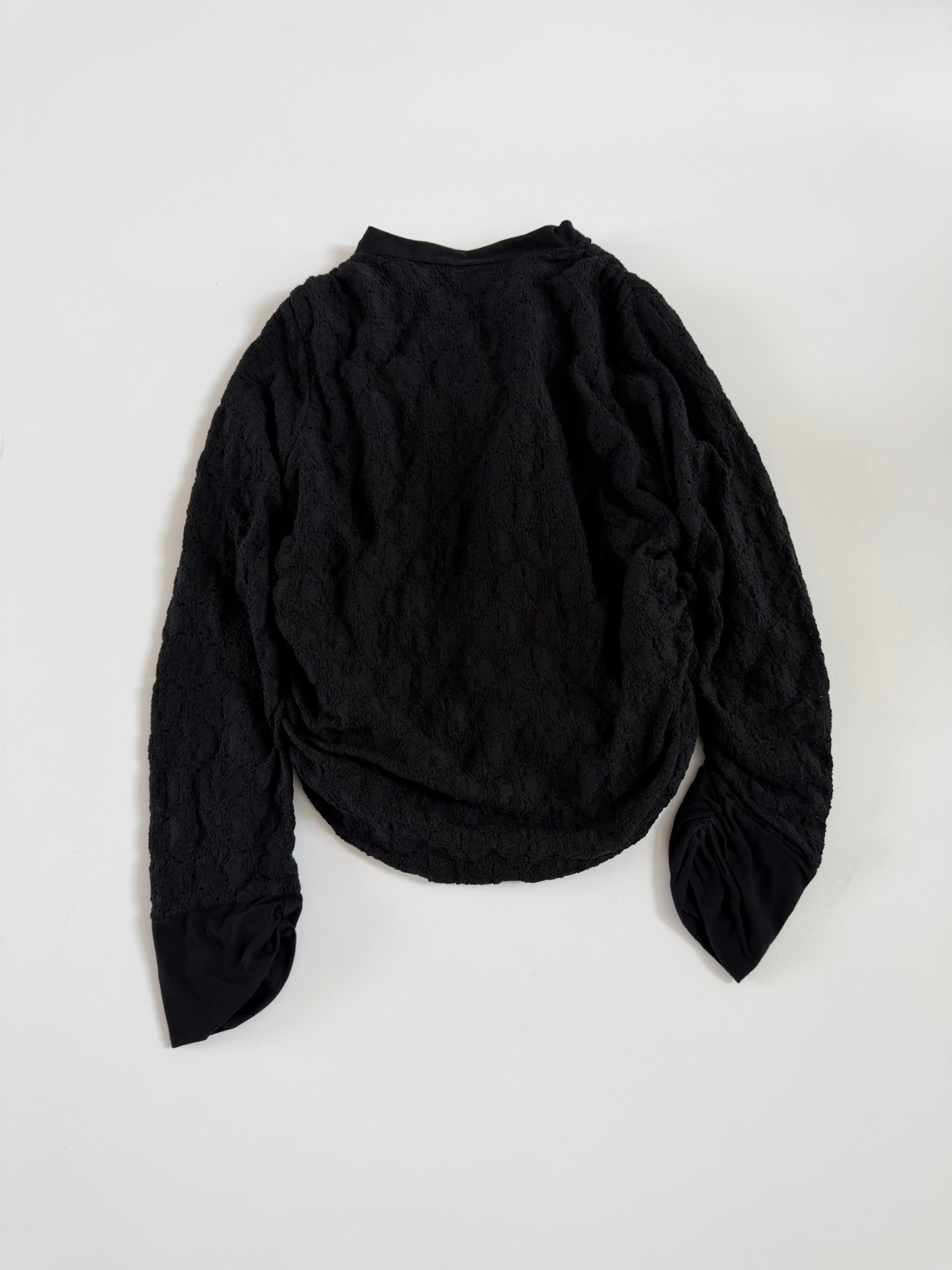 Comme des Garcons Tricot Double Lace Top — detail