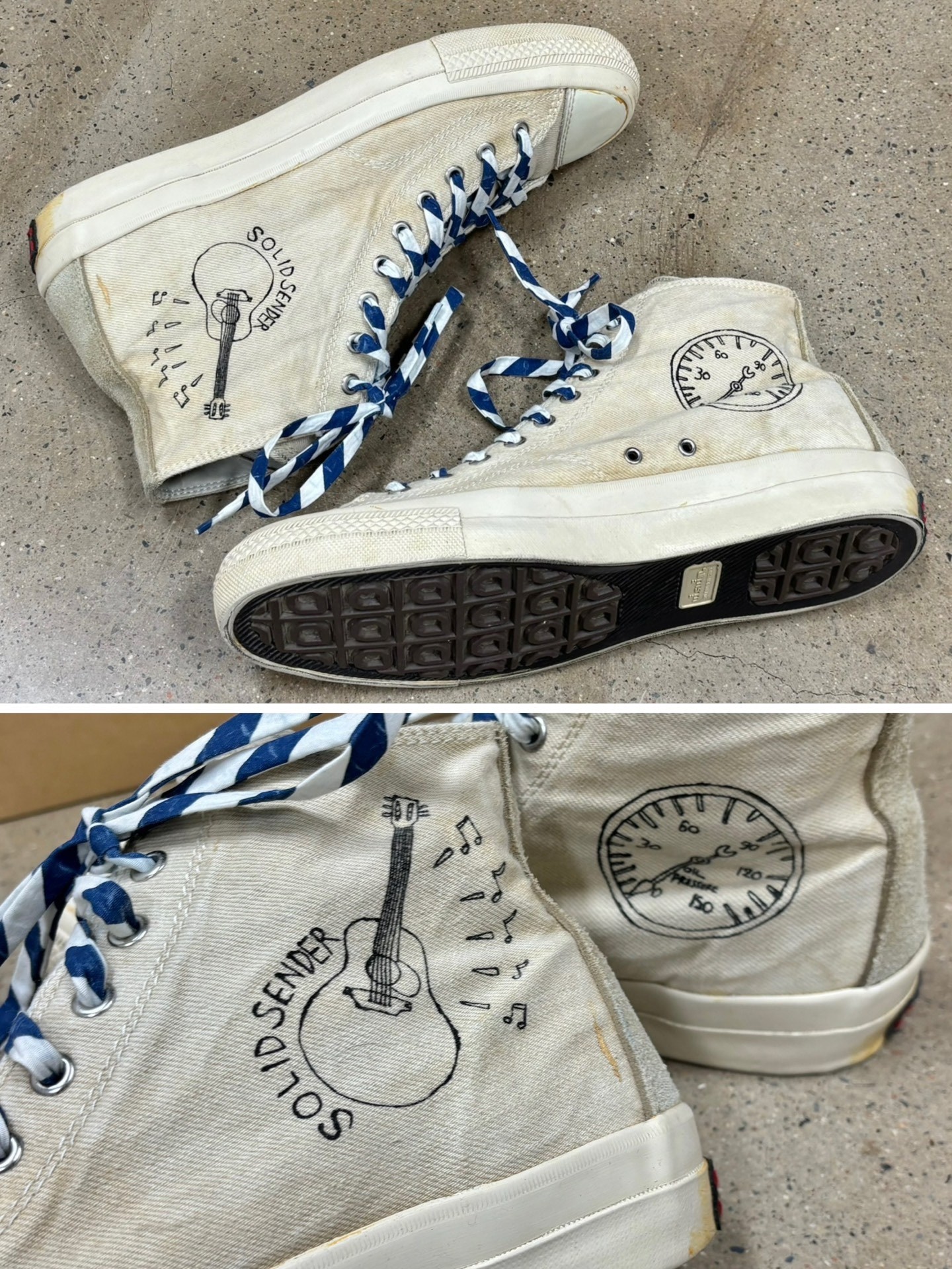 VISVIM ICT SKAGWAY HI Sneakers — back