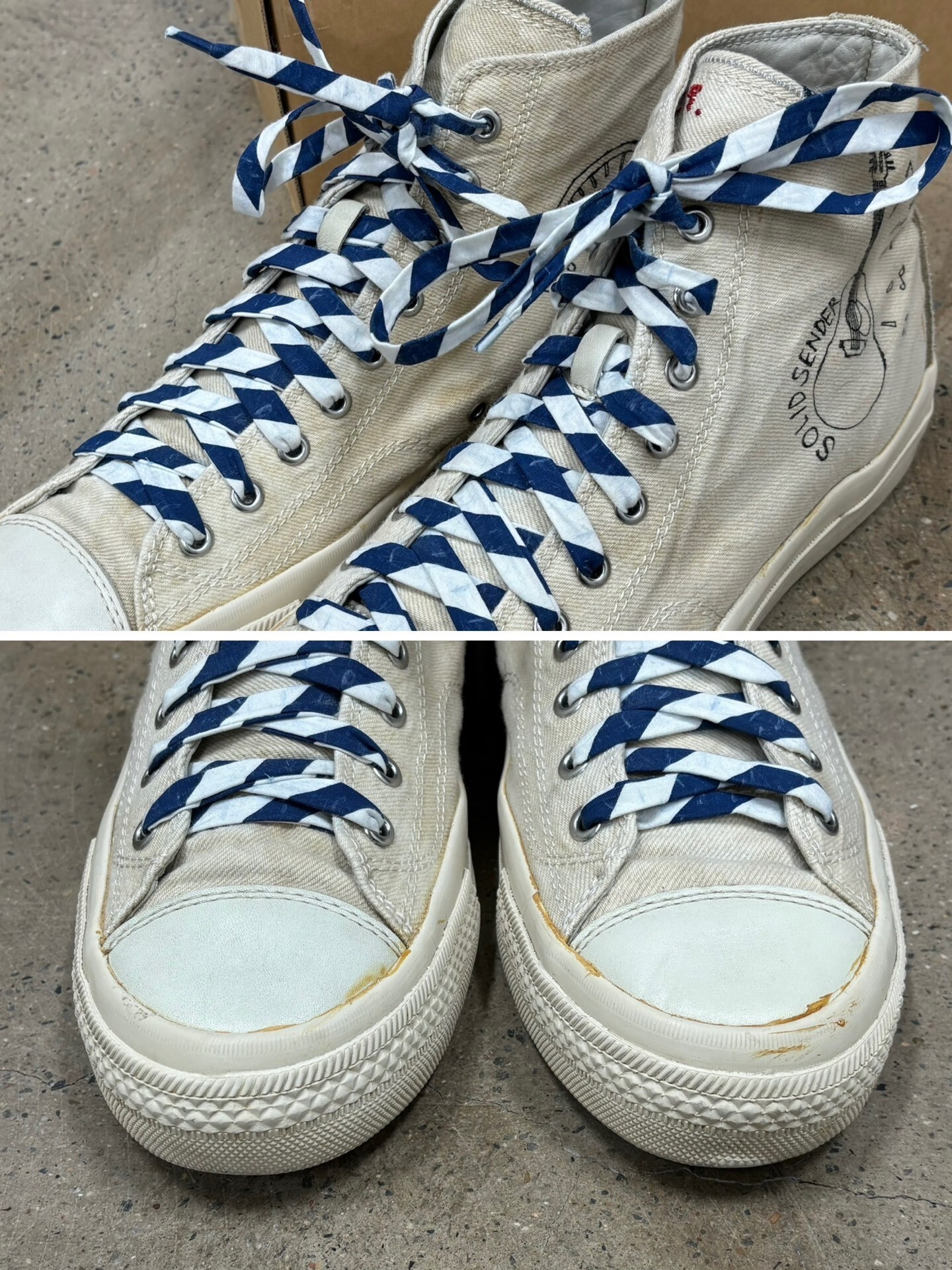VISVIM ICT SKAGWAY HI Sneakers — label