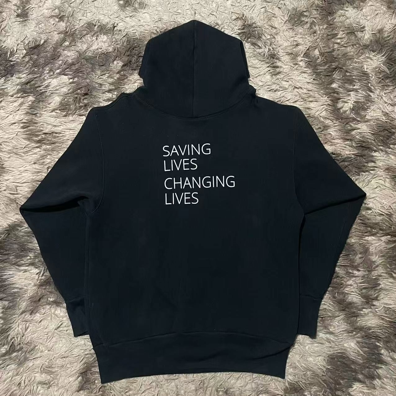 Balenciaga WFP Black Hoodie — front