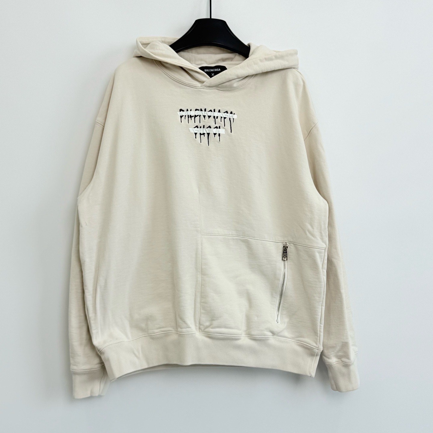 Balenciaga x Gucci Distressed Logo Hoodie