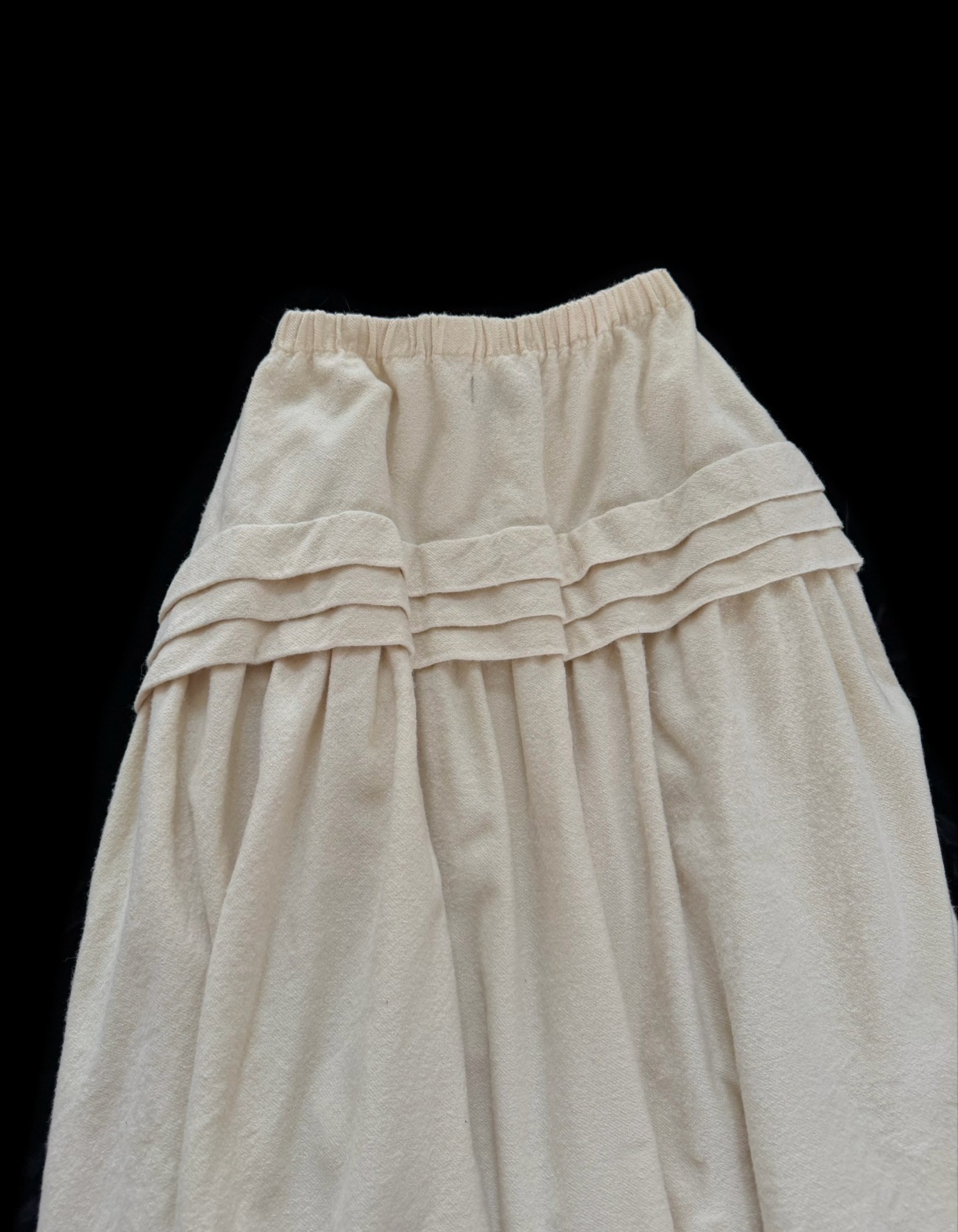 Comme des Garcons Tricot Wool Lace Skirt — back