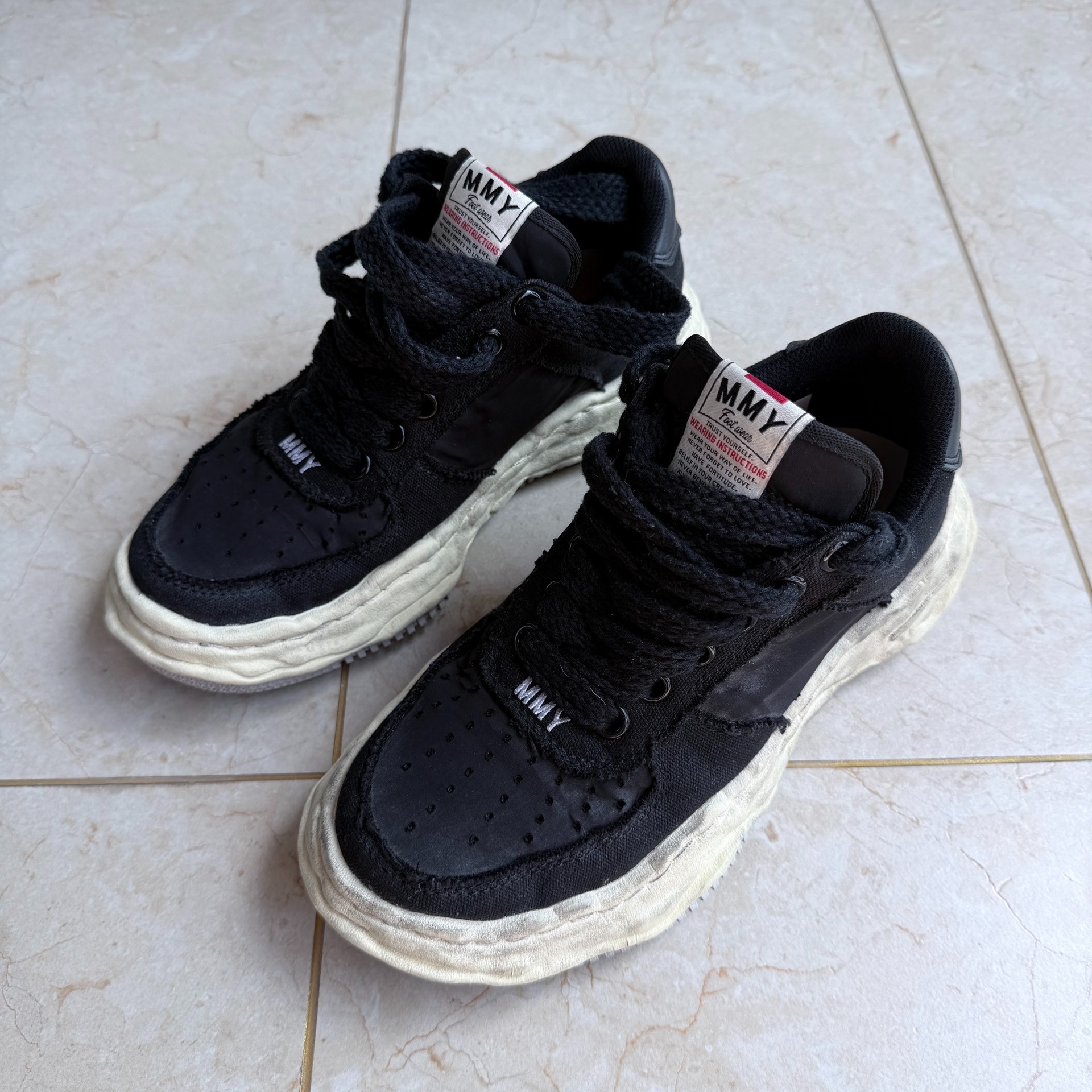 Maison Mihara MMY Dissolved Sneakers — front