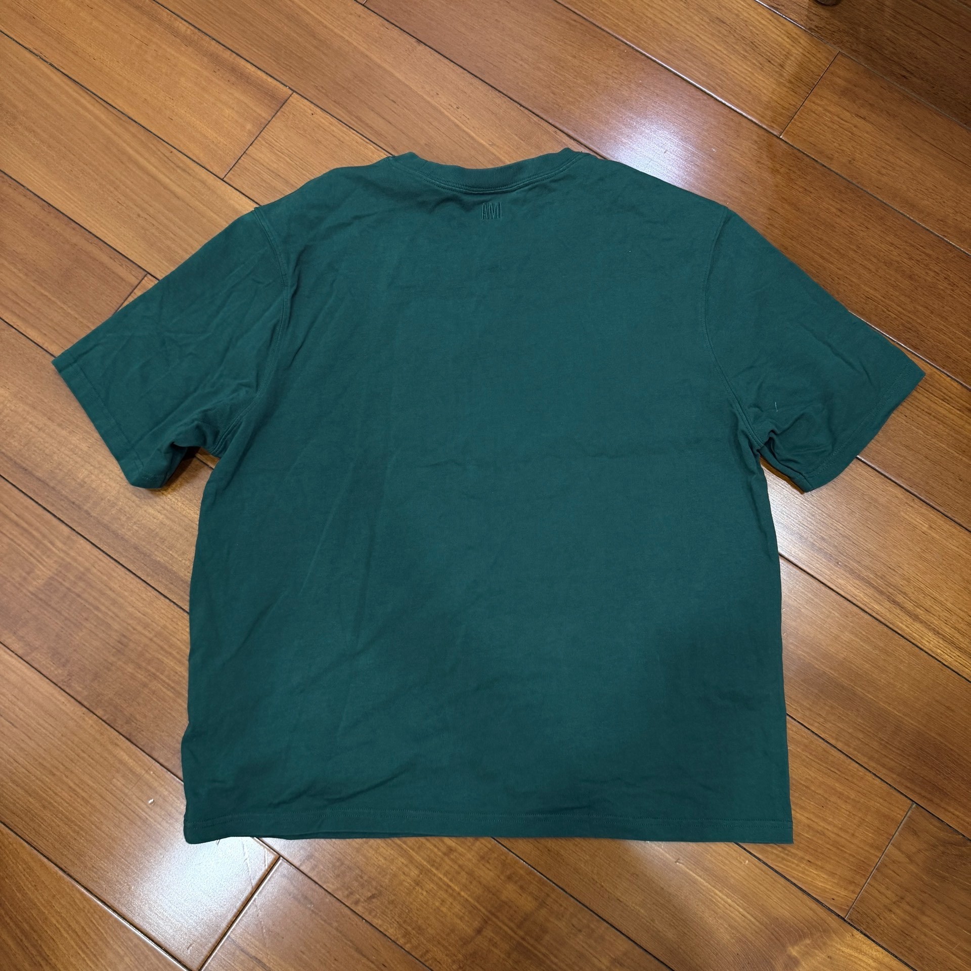 AMI Paris Heart Logo Short Sleeve Tee — front