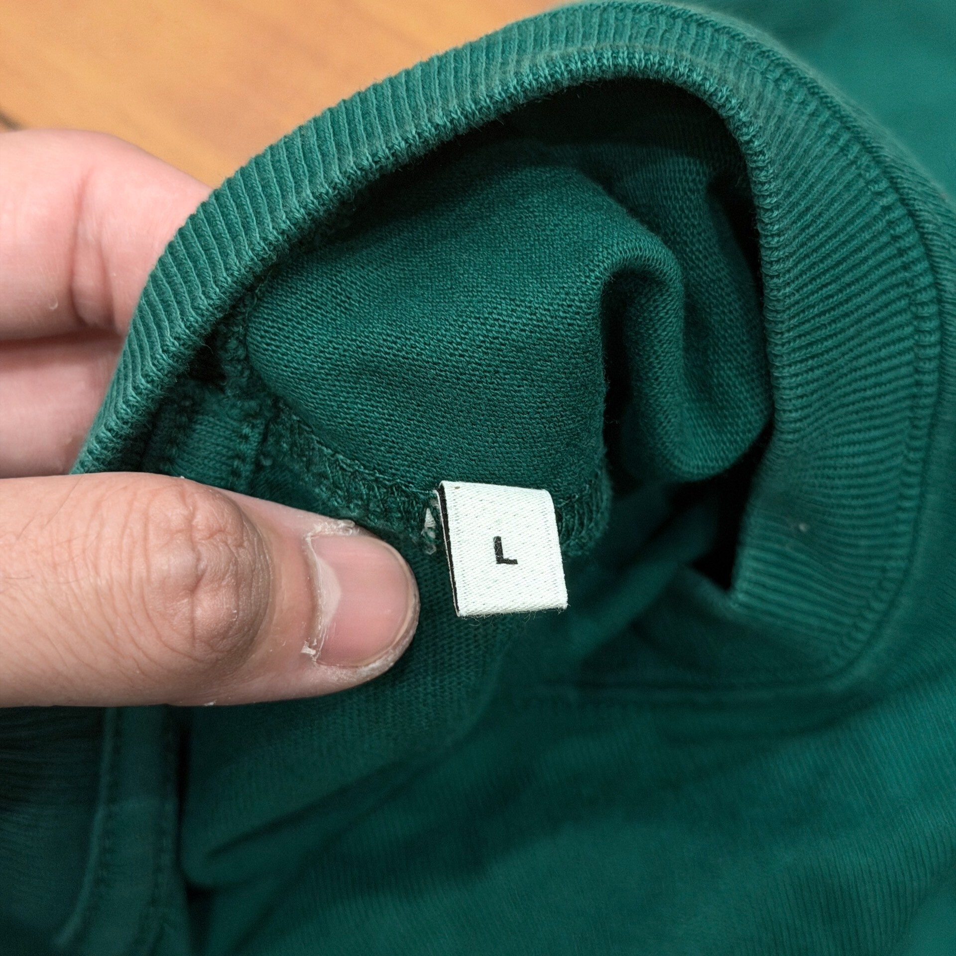 AMI Paris Heart Logo Short Sleeve Tee — label