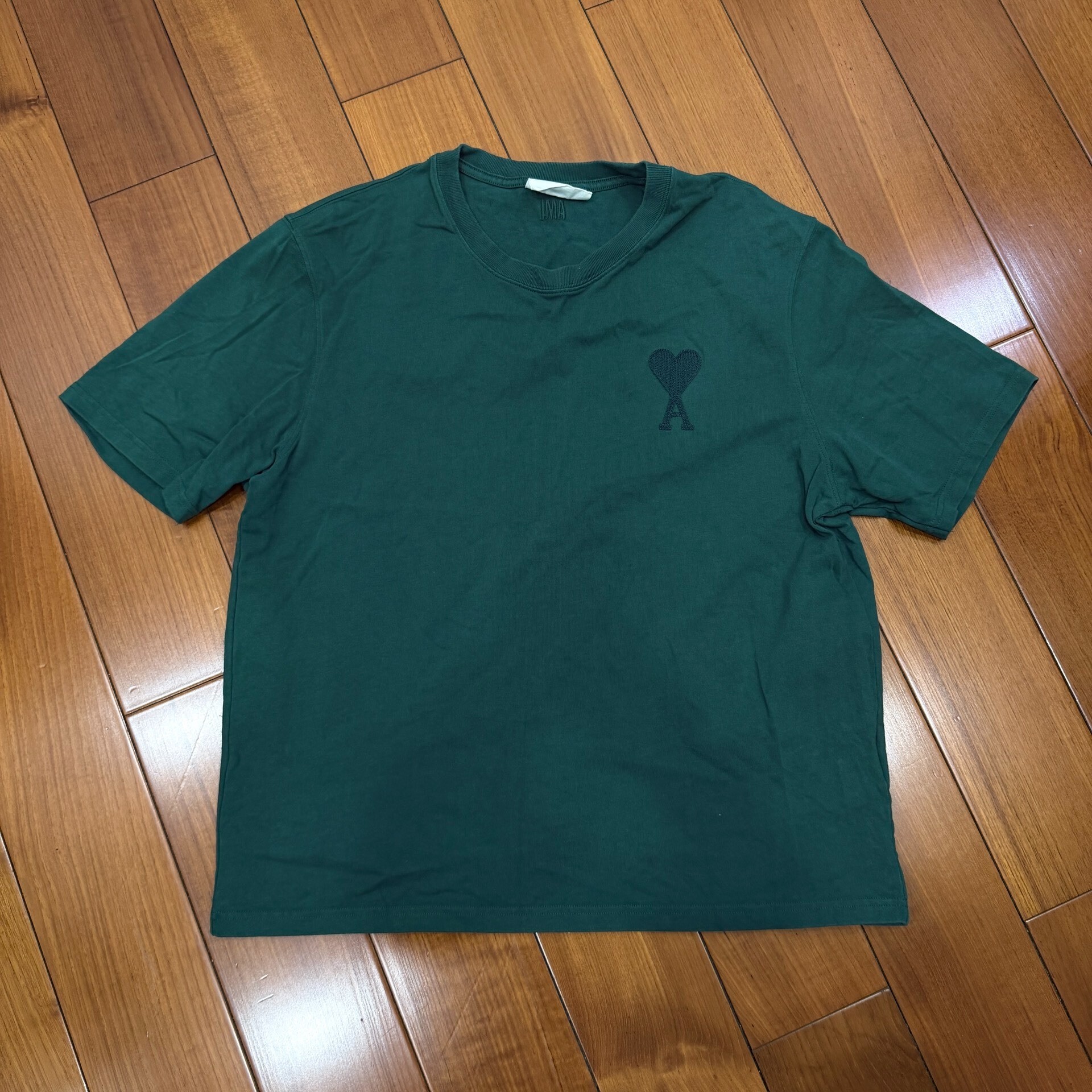 AMI Paris Heart Logo Short Sleeve Tee