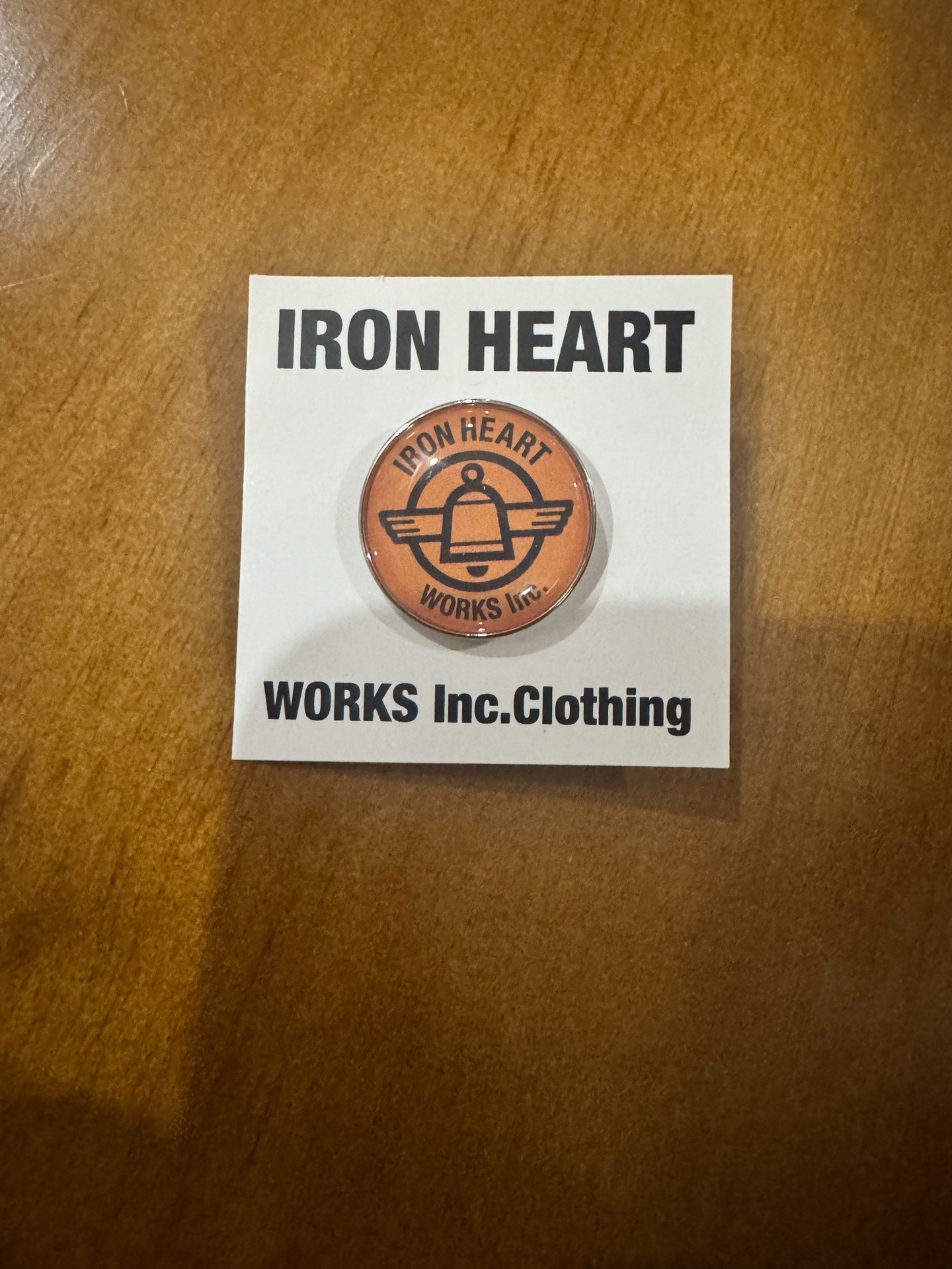 Iron Heart WORKS Inc. Logo Brooch