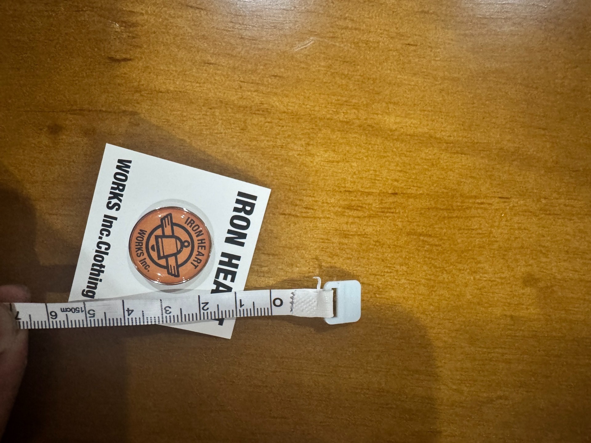 Iron Heart WORKS Inc. Logo Brooch — front
