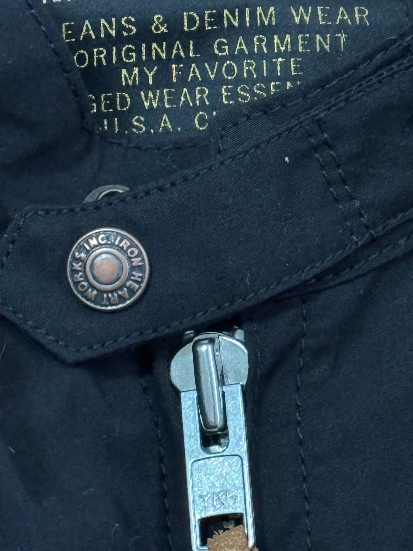 Iron Heart Black Motorcycle Jacket — back