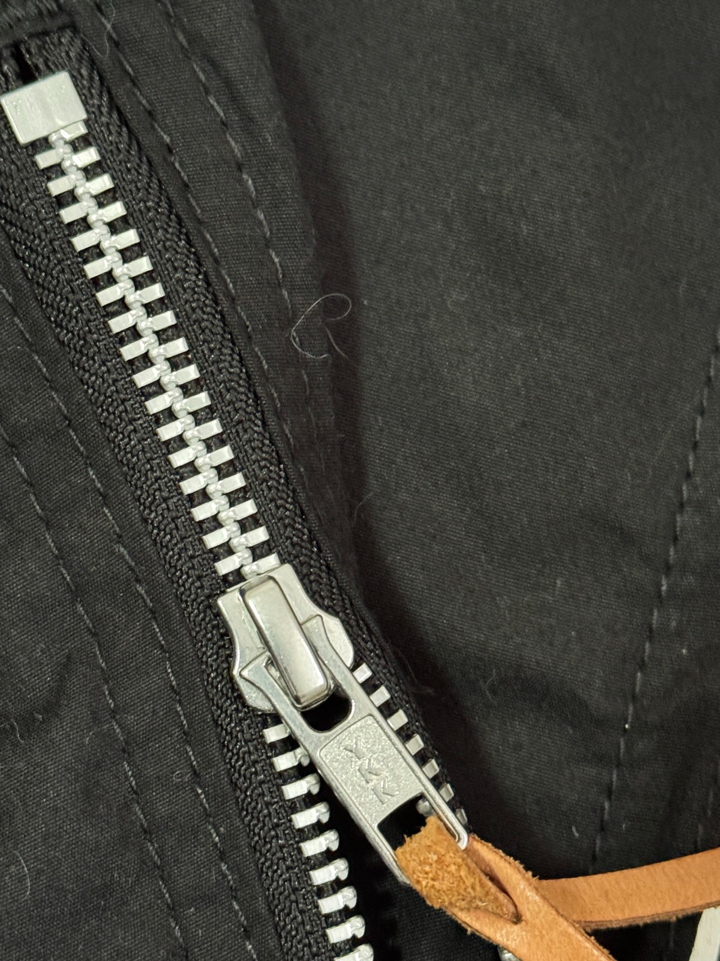 Iron Heart Black Motorcycle Jacket — detail