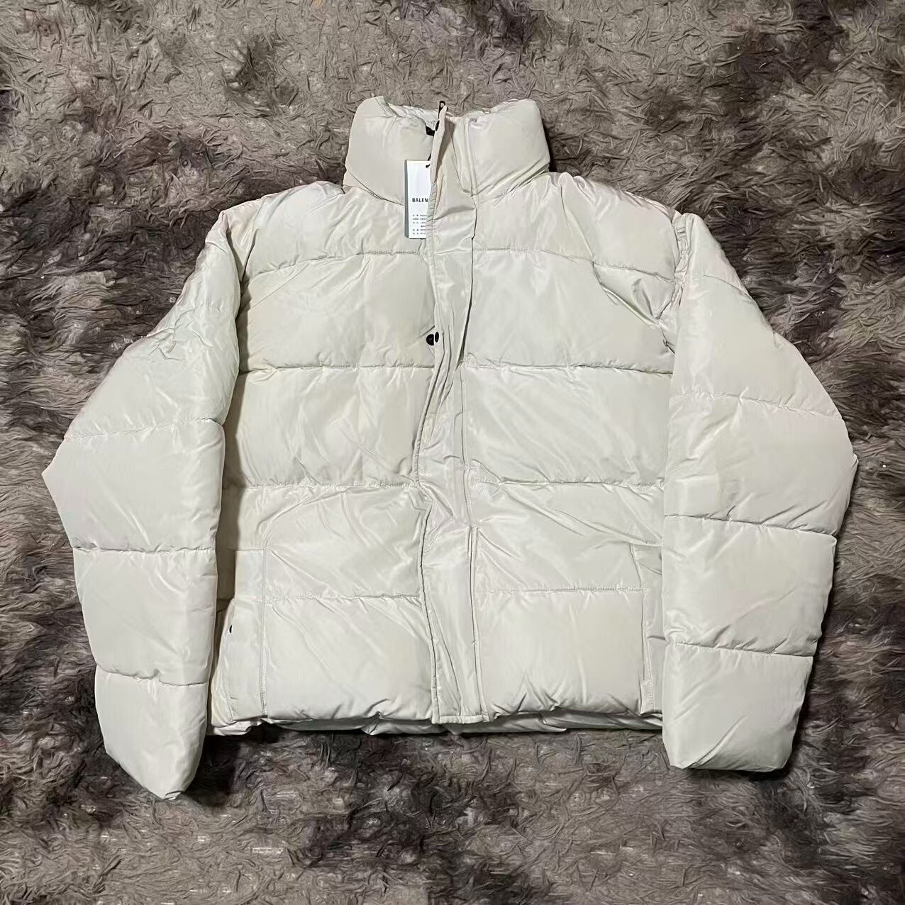 Balenciaga Off-white Down Puffer Jacket