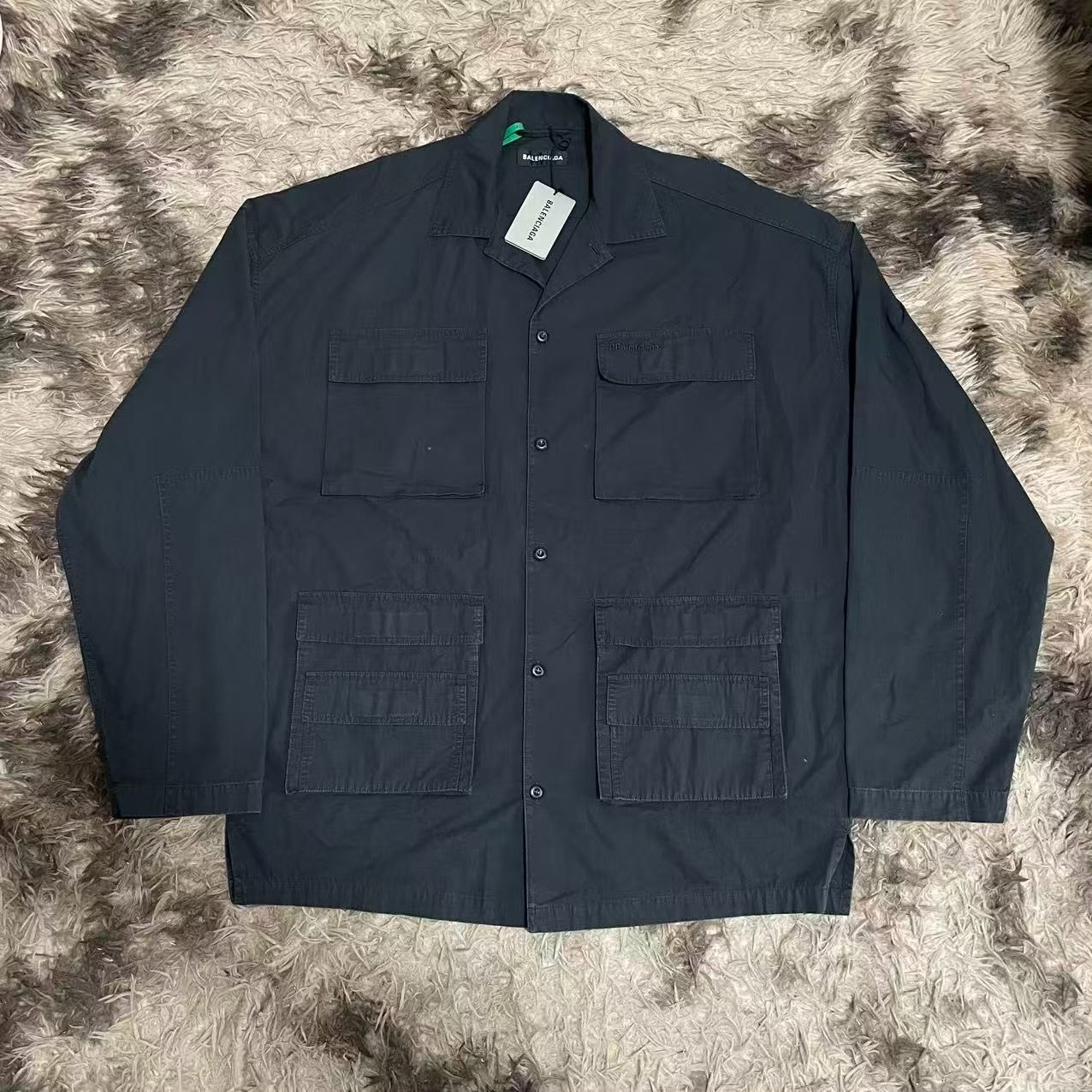 Balenciaga Cargo Four-Pocket Jacket