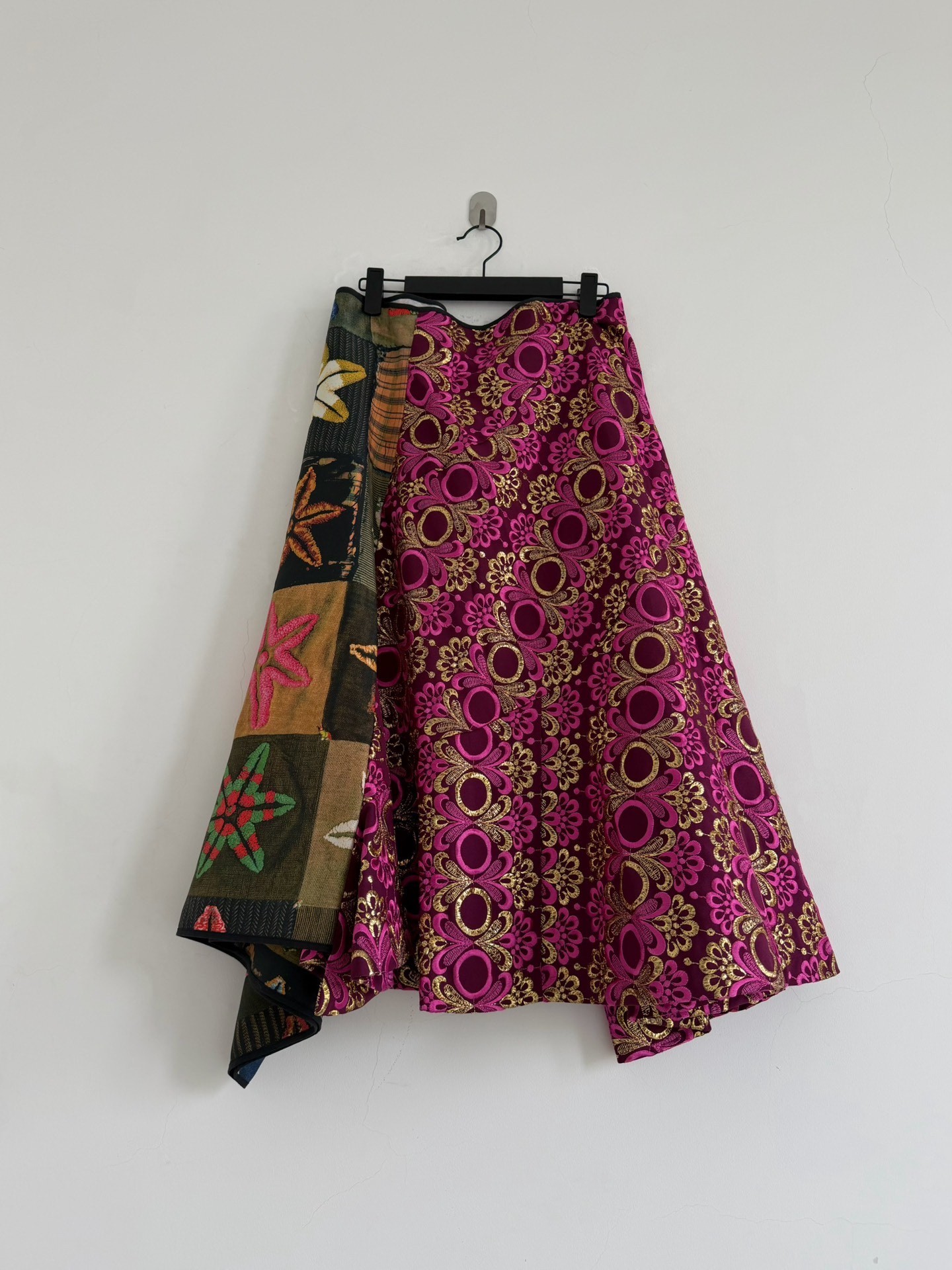 Comme des Garcons 1999 Patchwork Runway Skirt — front
