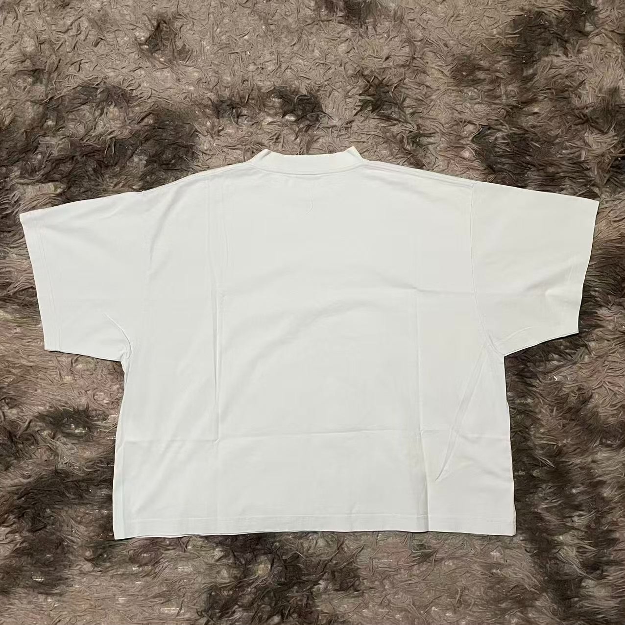 Balenciaga 520 Plane Ticket Sticker Tee — front