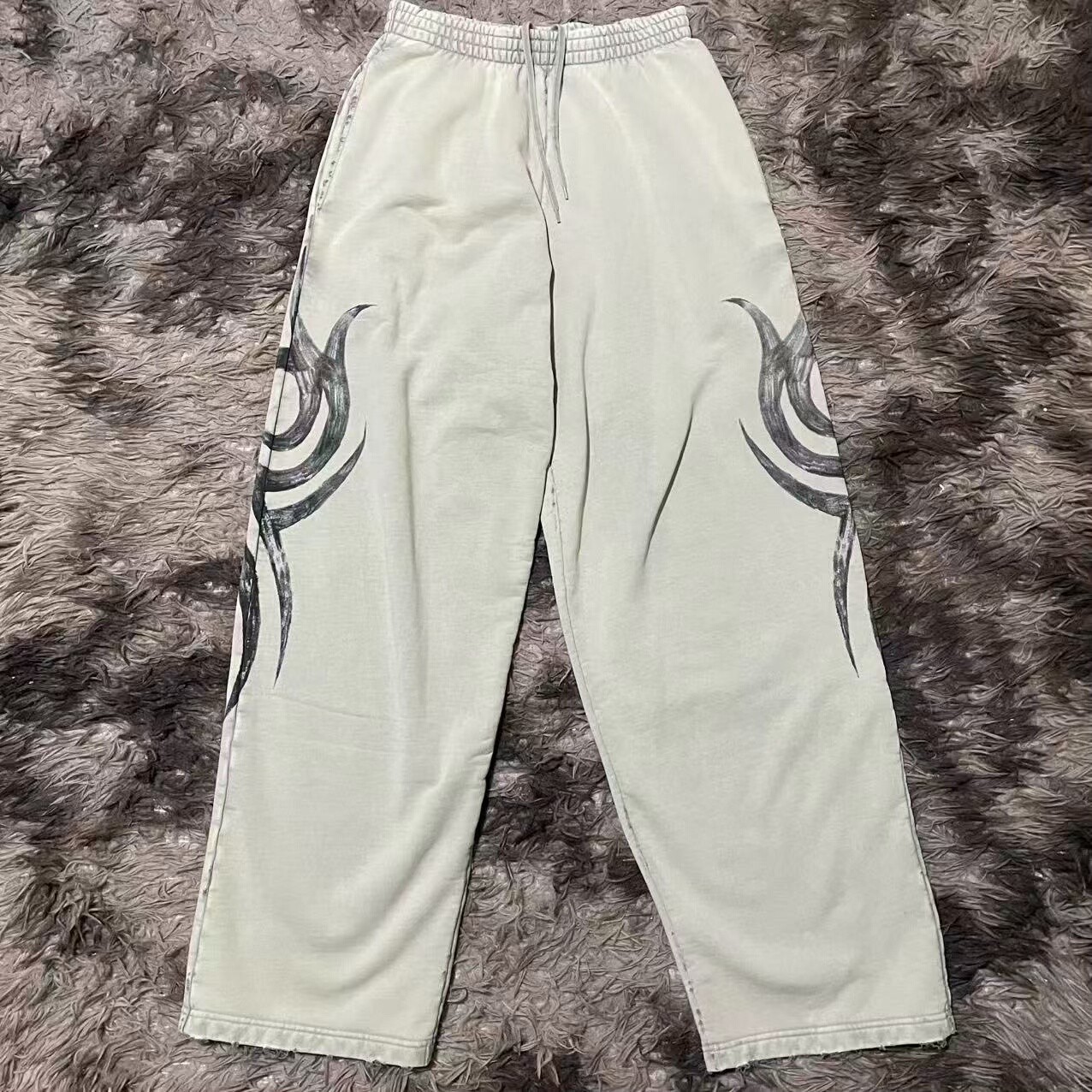 Balenciaga YK2 Baggy Dragon Thorn Sweatpants