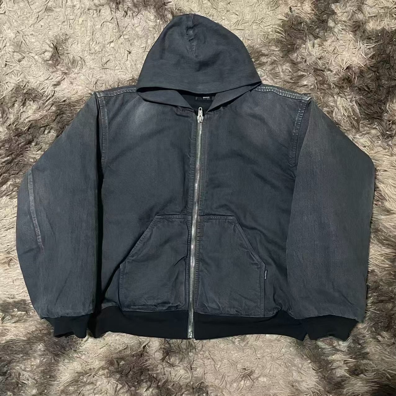 Balenciaga Vintage Gray Denim Cotton Jacket