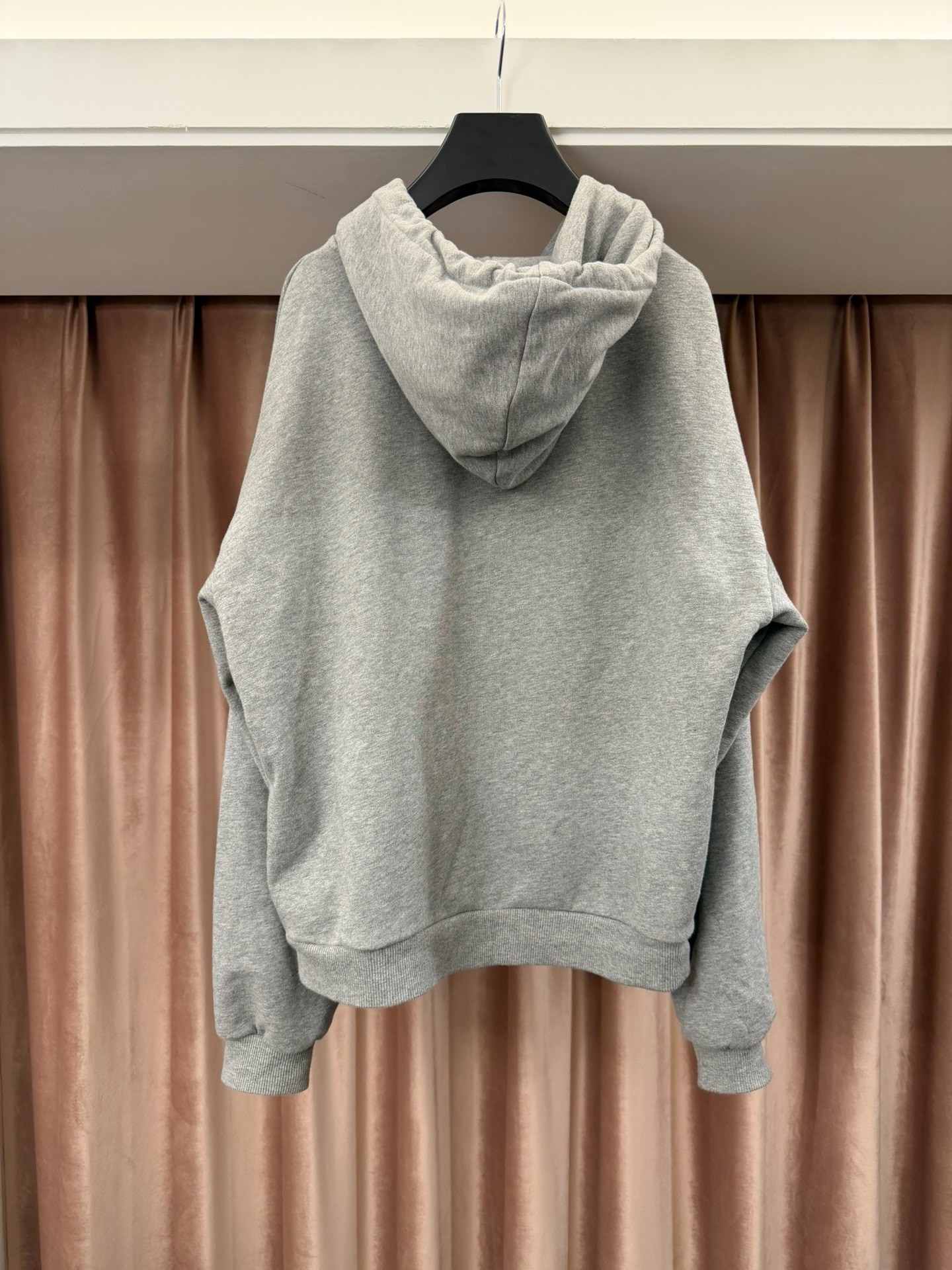 Celine Gothic Logo Gray Hoodie — front