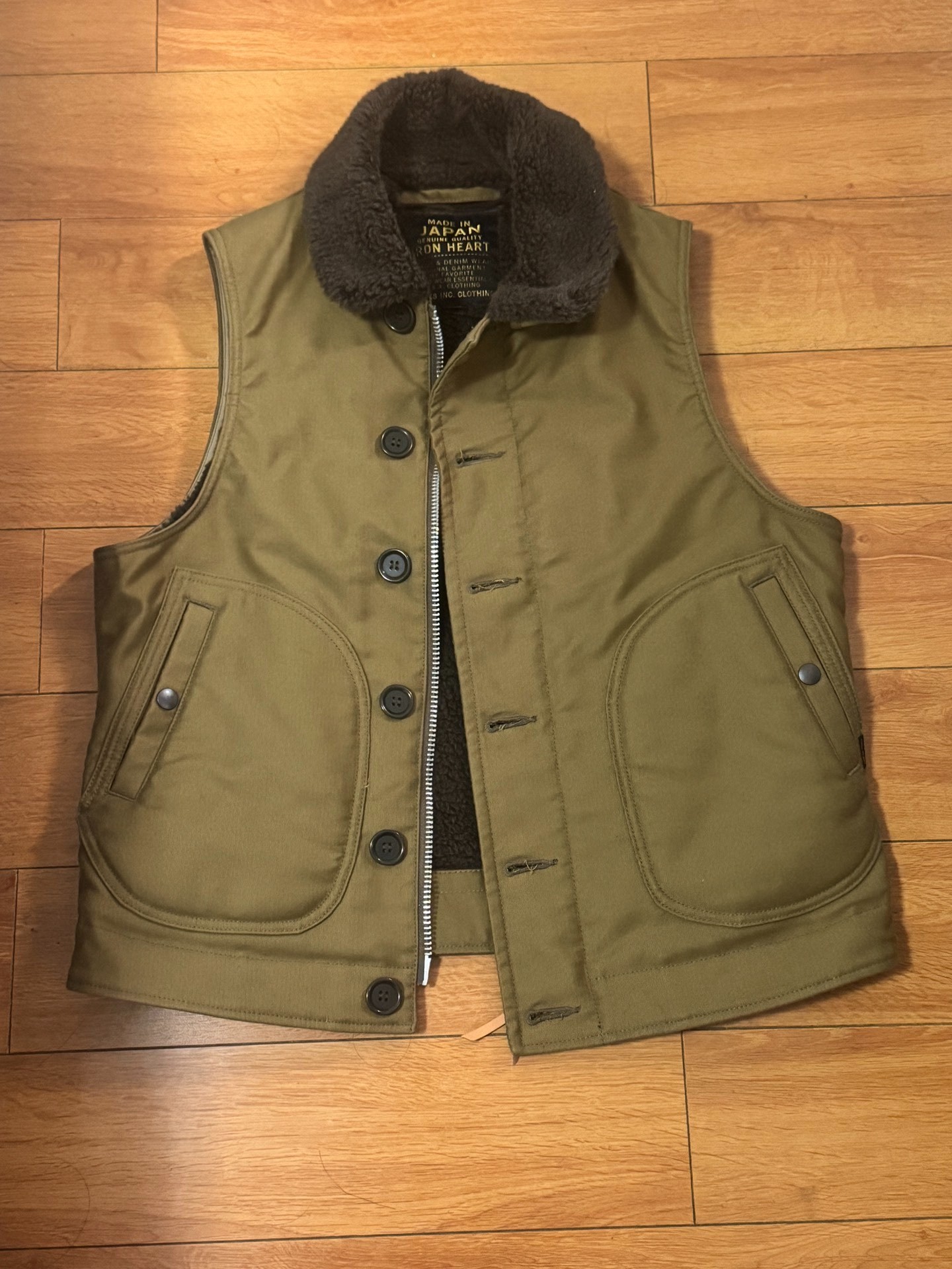 Iron Heart N1 Olive Green Vest
