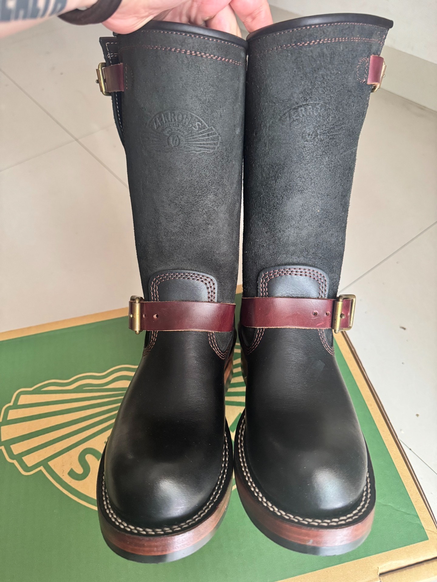 Zerrow's Type One Engineer Boots — detail