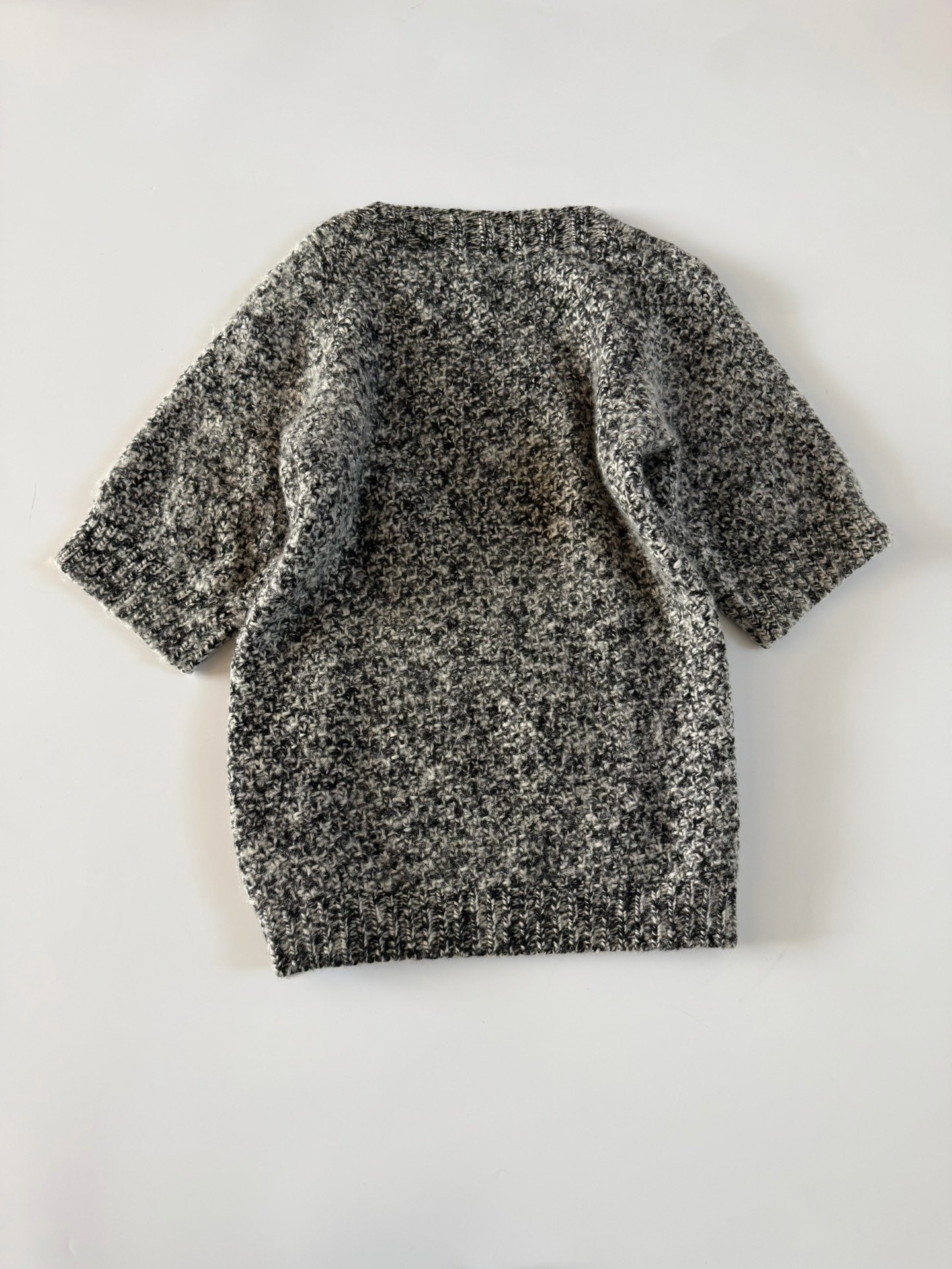 Dries Van Noten Short Sleeve Cable Knit Top — detail
