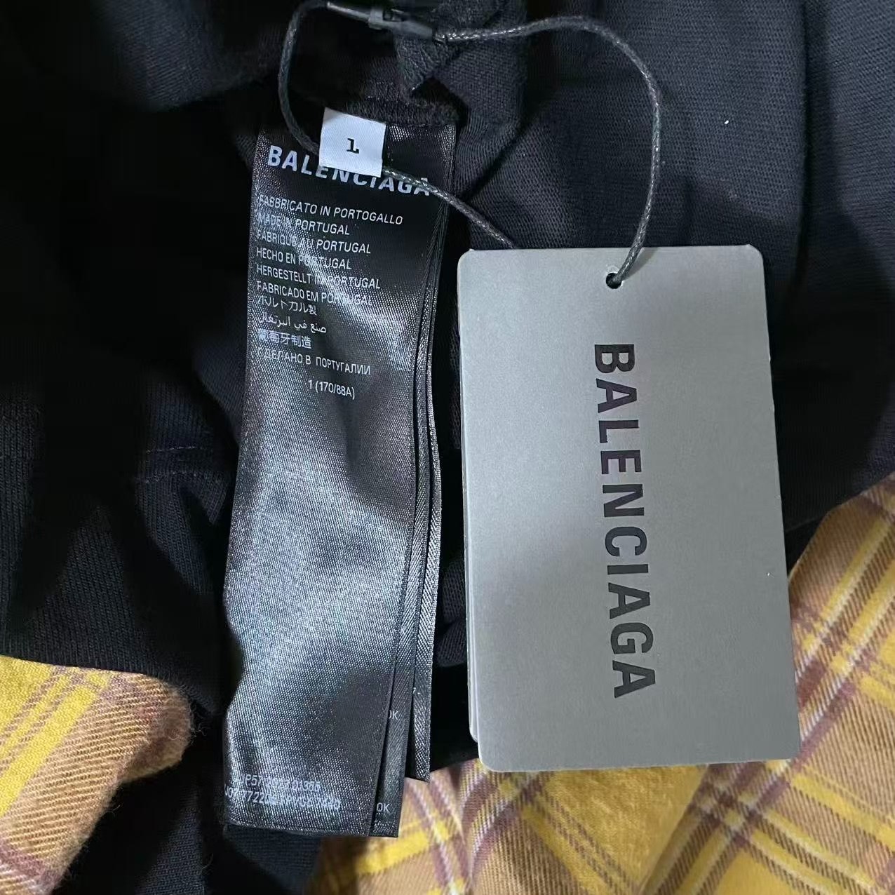 Balenciaga Neon Yellow Hooded Jacket — back
