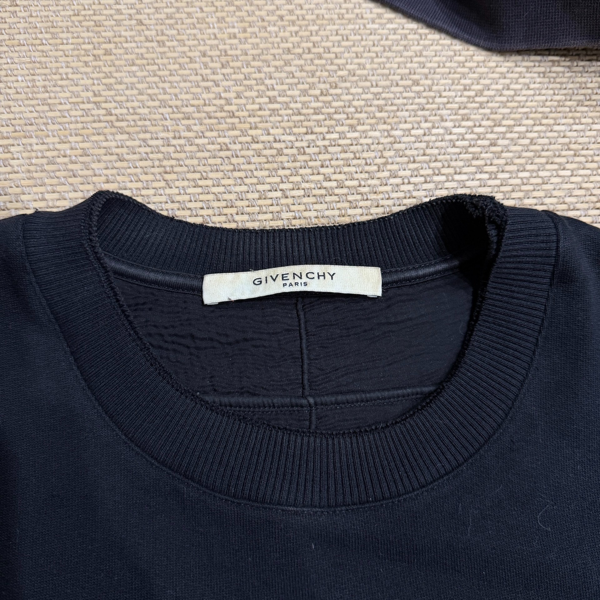 Givenchy Distressed Crewneck Sweatshirt — back