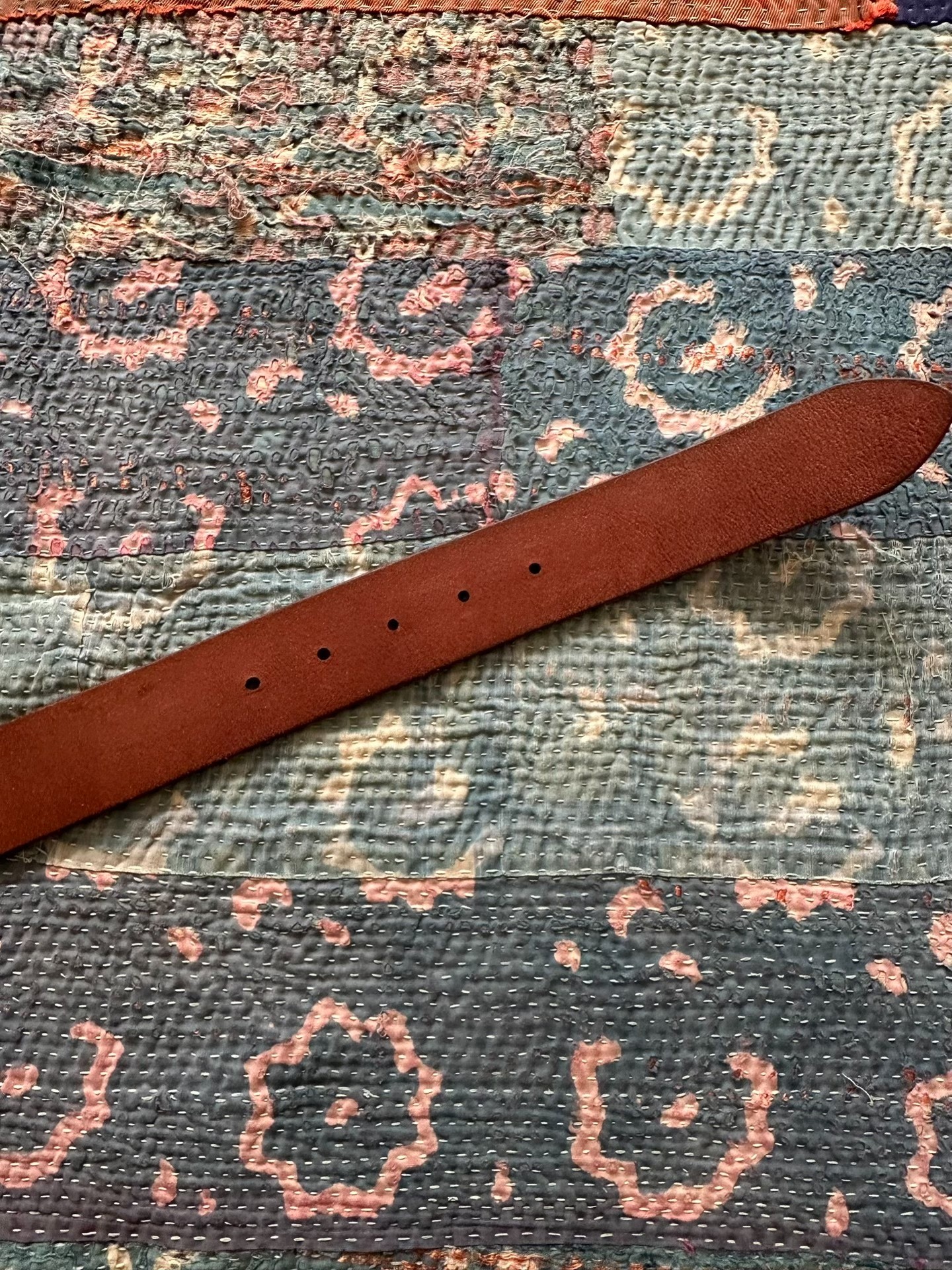 Ralph Lauren RRL Western Leather Belt — back