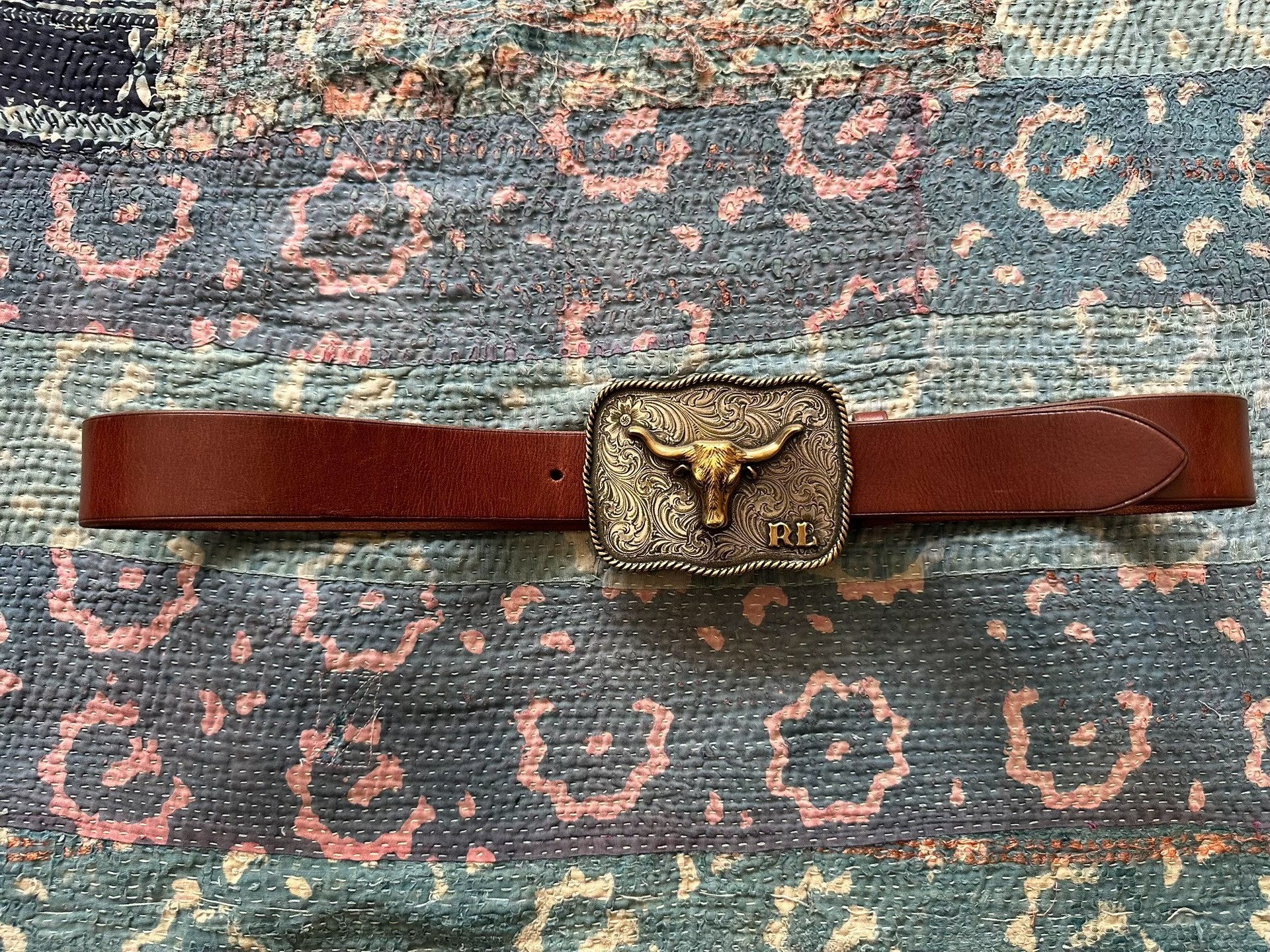 Ralph Lauren RRL Western Leather Belt