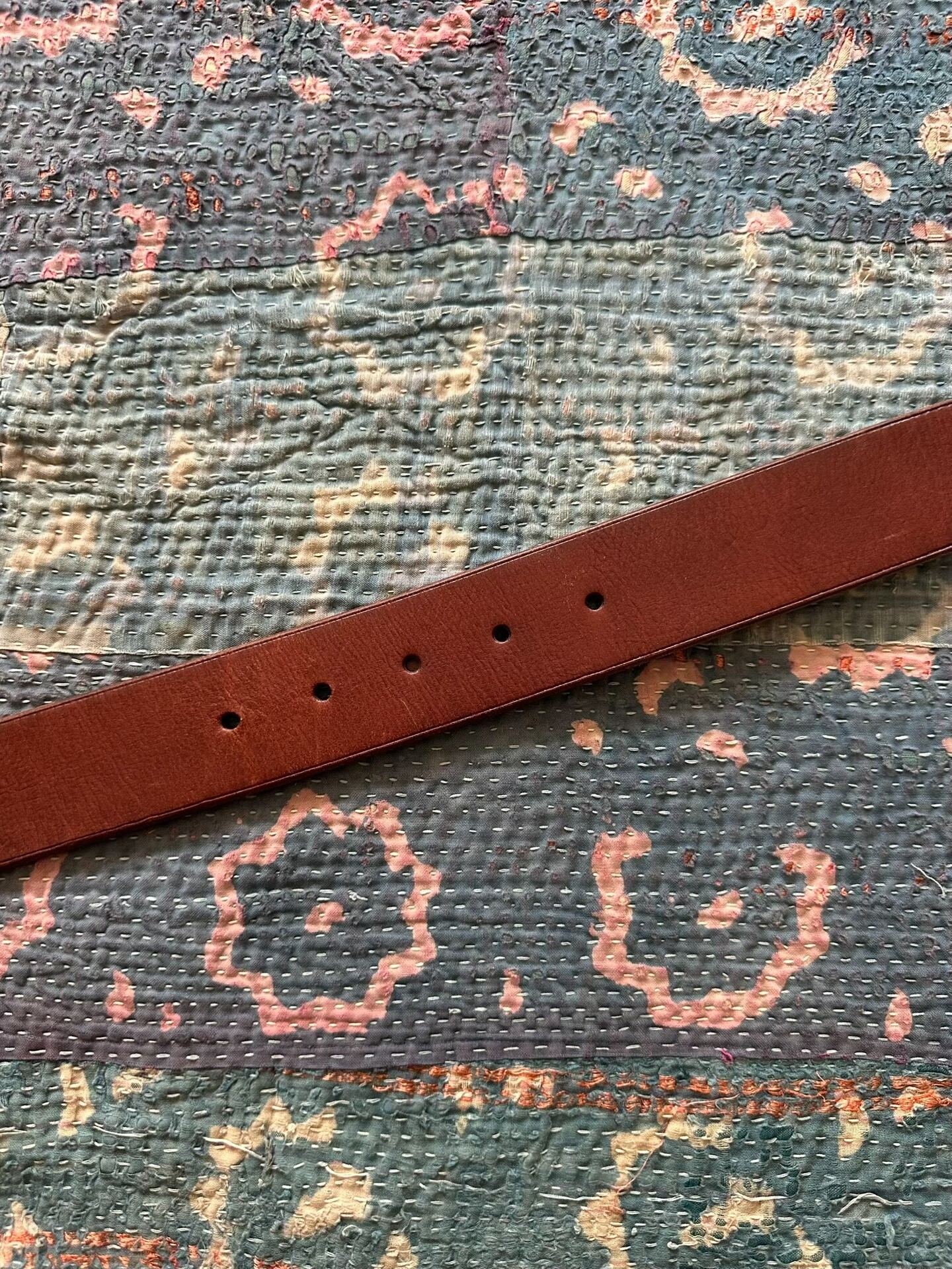 Ralph Lauren RRL Western Leather Belt — detail
