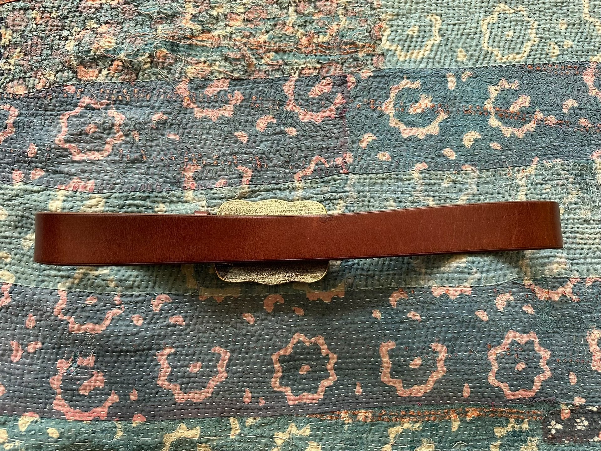 Ralph Lauren RRL Western Leather Belt — front