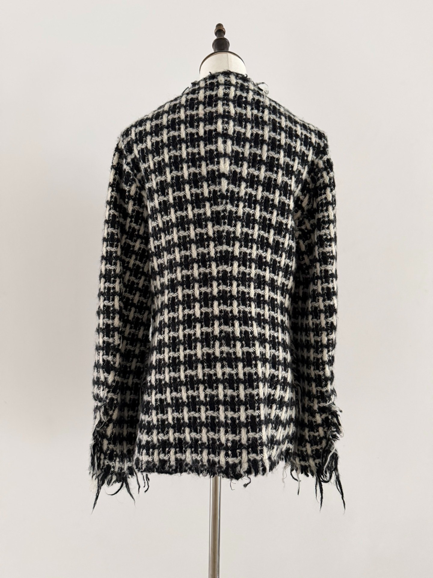 JUNYA WATANABE Houndstooth Bouclé Jacket — detail