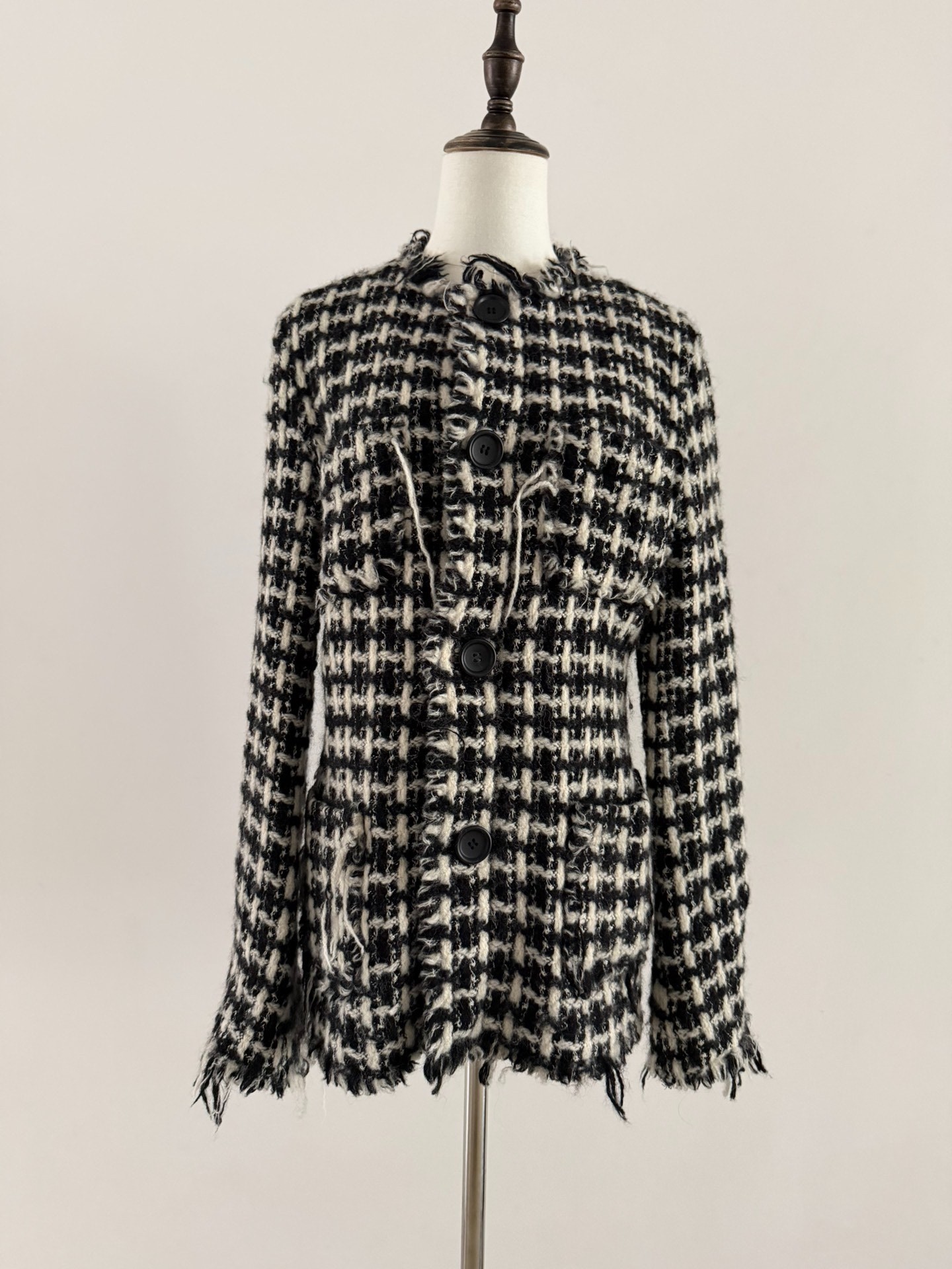 JUNYA WATANABE Houndstooth Bouclé Jacket