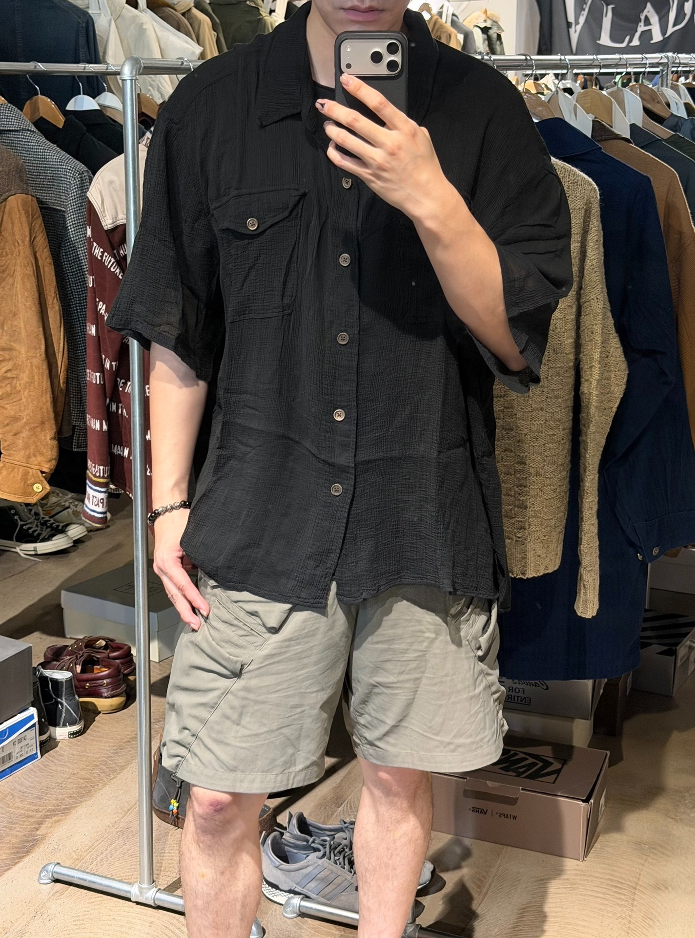 Our Legacy Military Short Sleeve Shirt — front