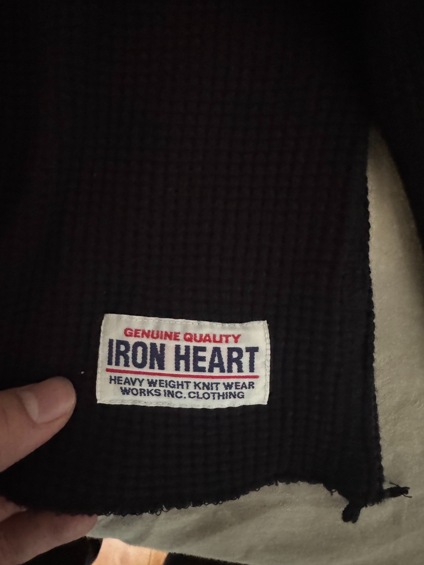 Iron Heart IHTL-1301 Waffle T-shirt — detail