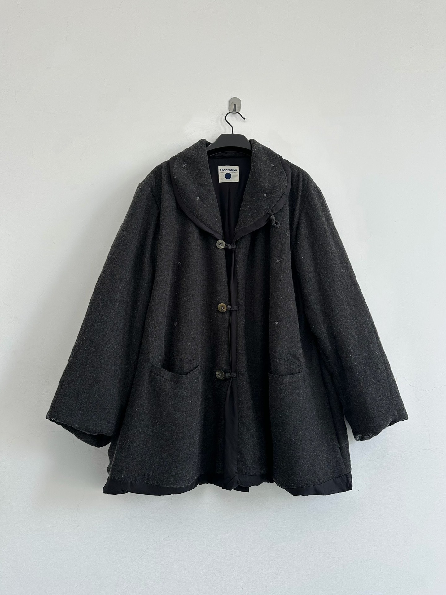 Issey Miyake Plantation Wool Coat
