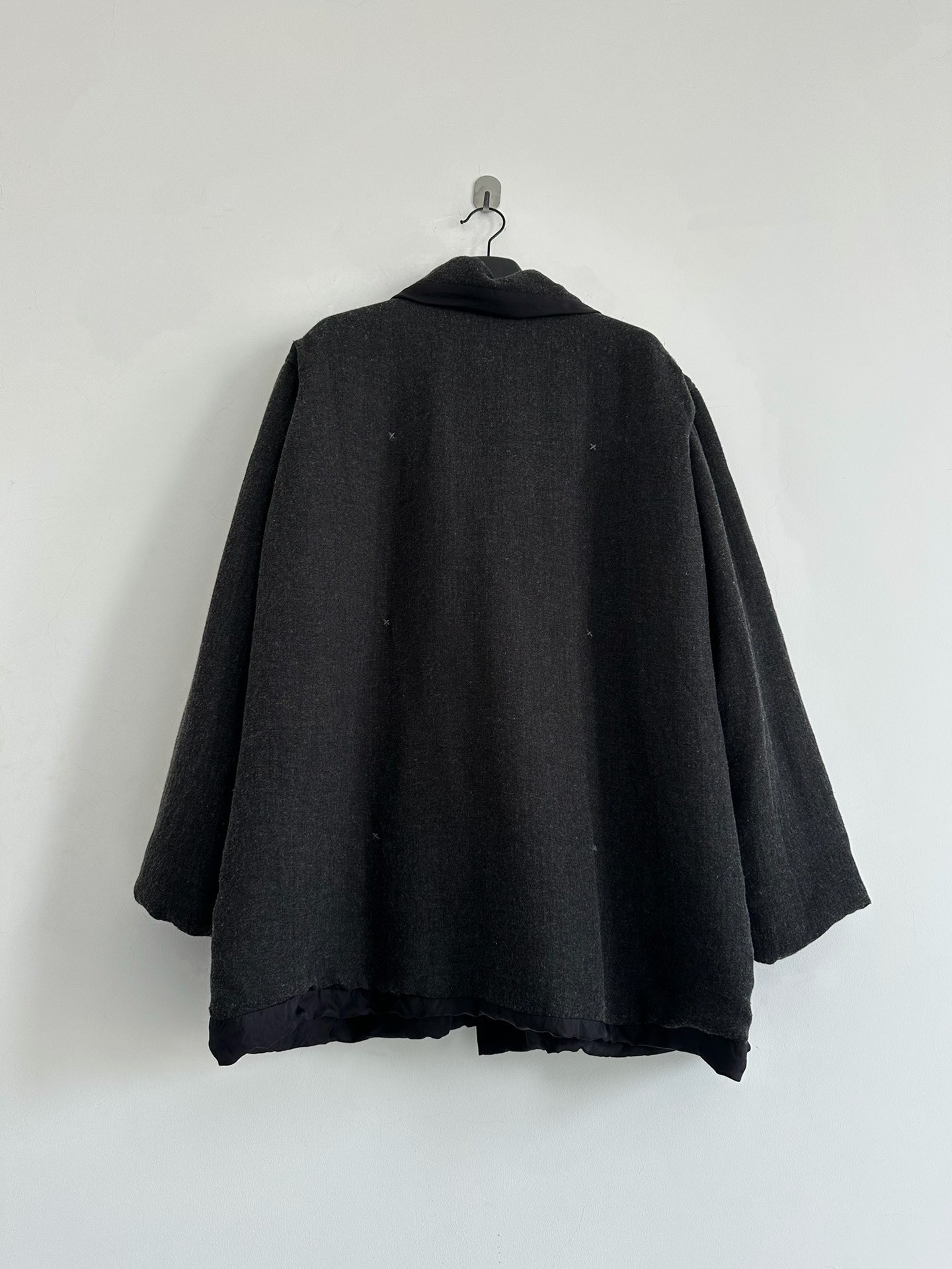 Issey Miyake Plantation Wool Coat — detail