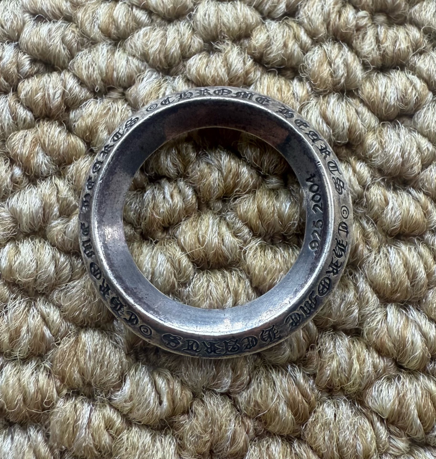 Chrome Hearts 925 Silver Ring Pendant