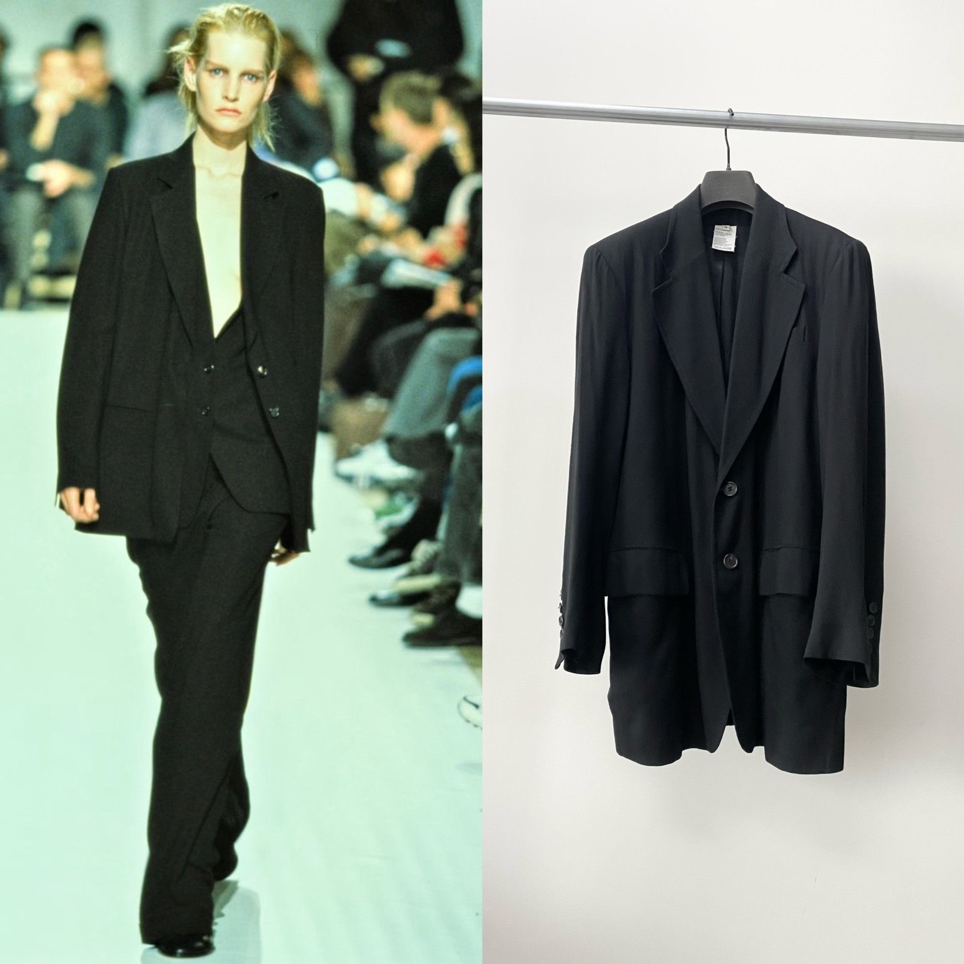 Ann Demeulemeester 1998 Fall Blazer